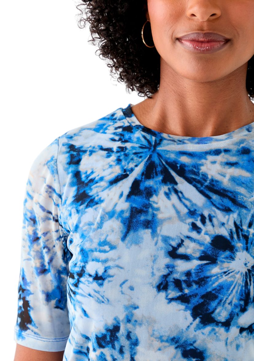 Womens Printed Mesh T-Shirt