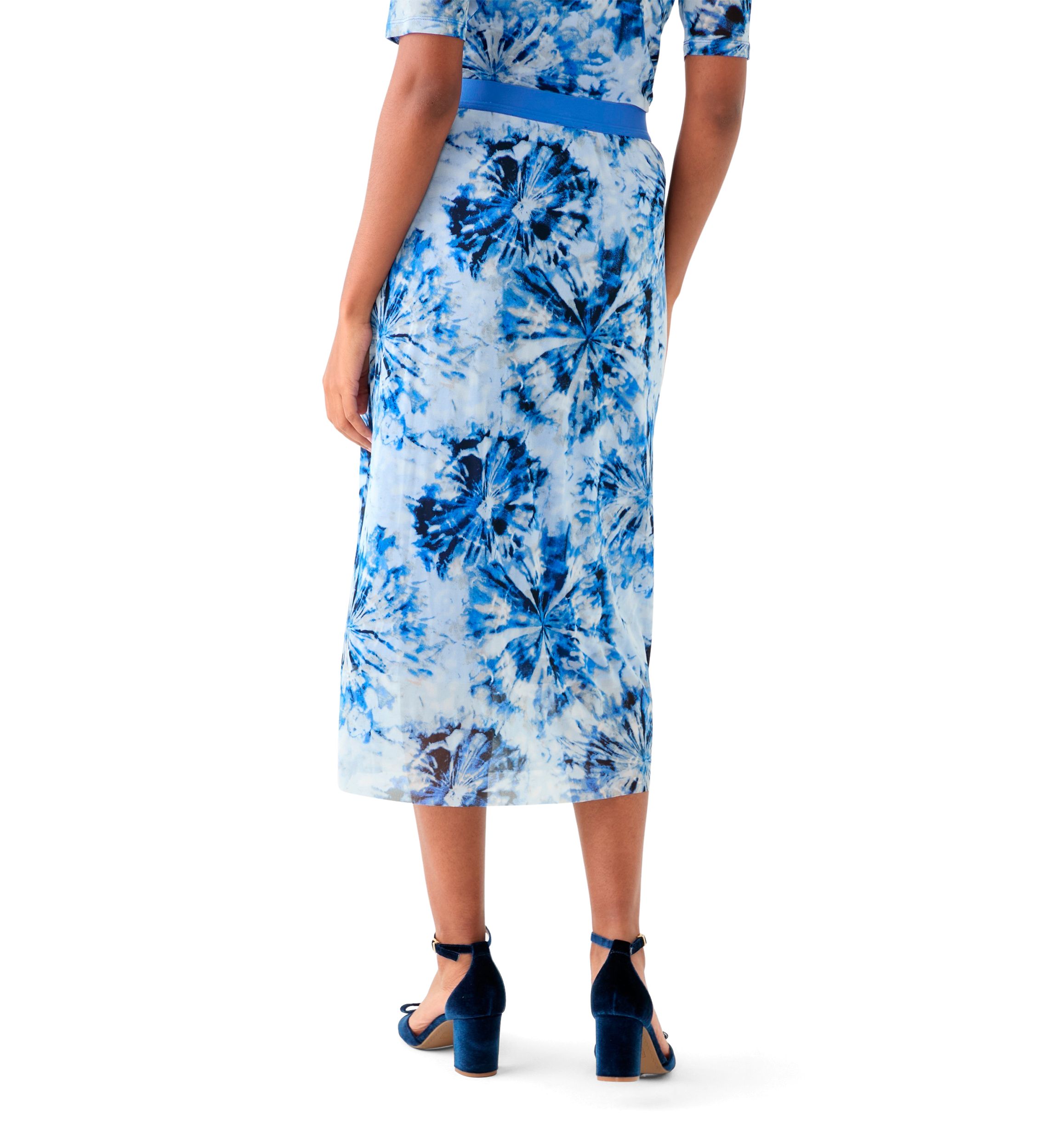 Womens Printed A-Line Skirt