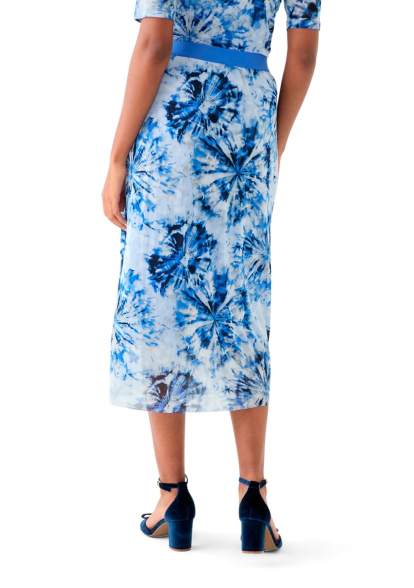 Womens Printed A-Line Skirt