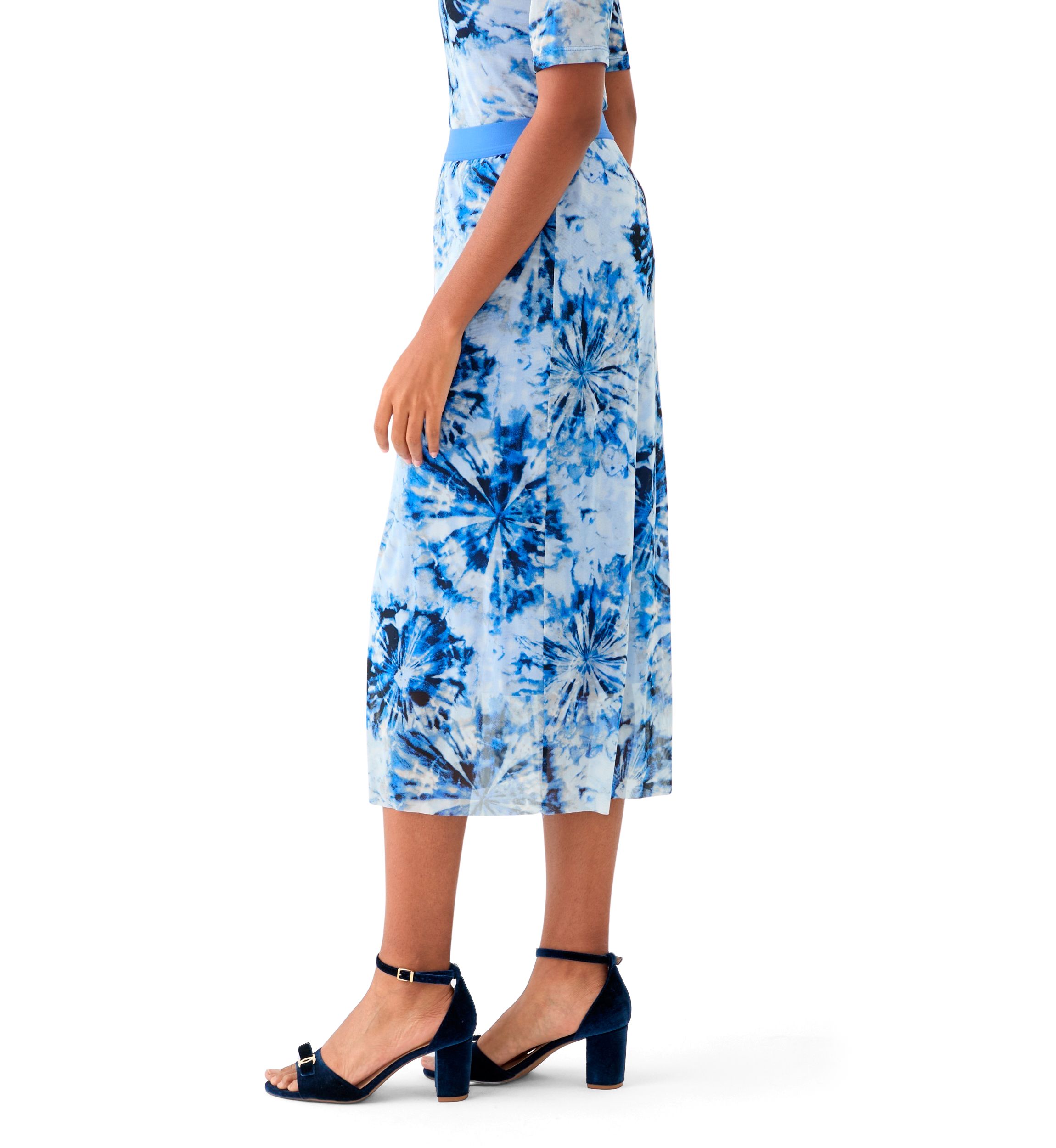Womens Printed A-Line Skirt