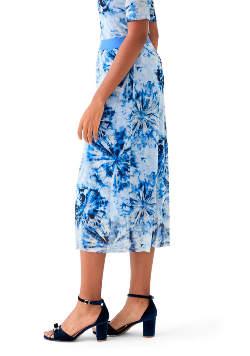 Womens Printed A-Line Skirt