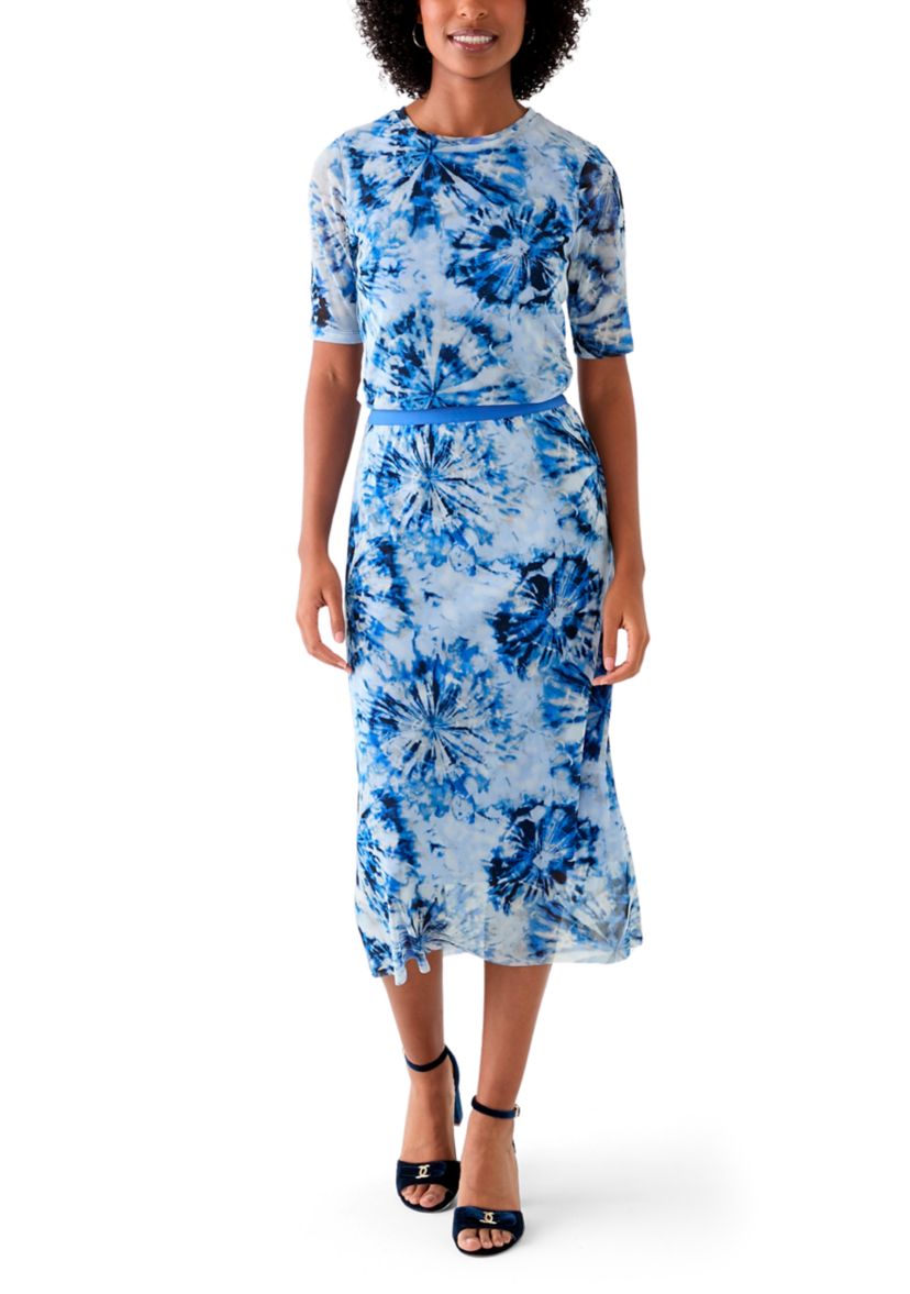 Womens Printed A-Line Skirt