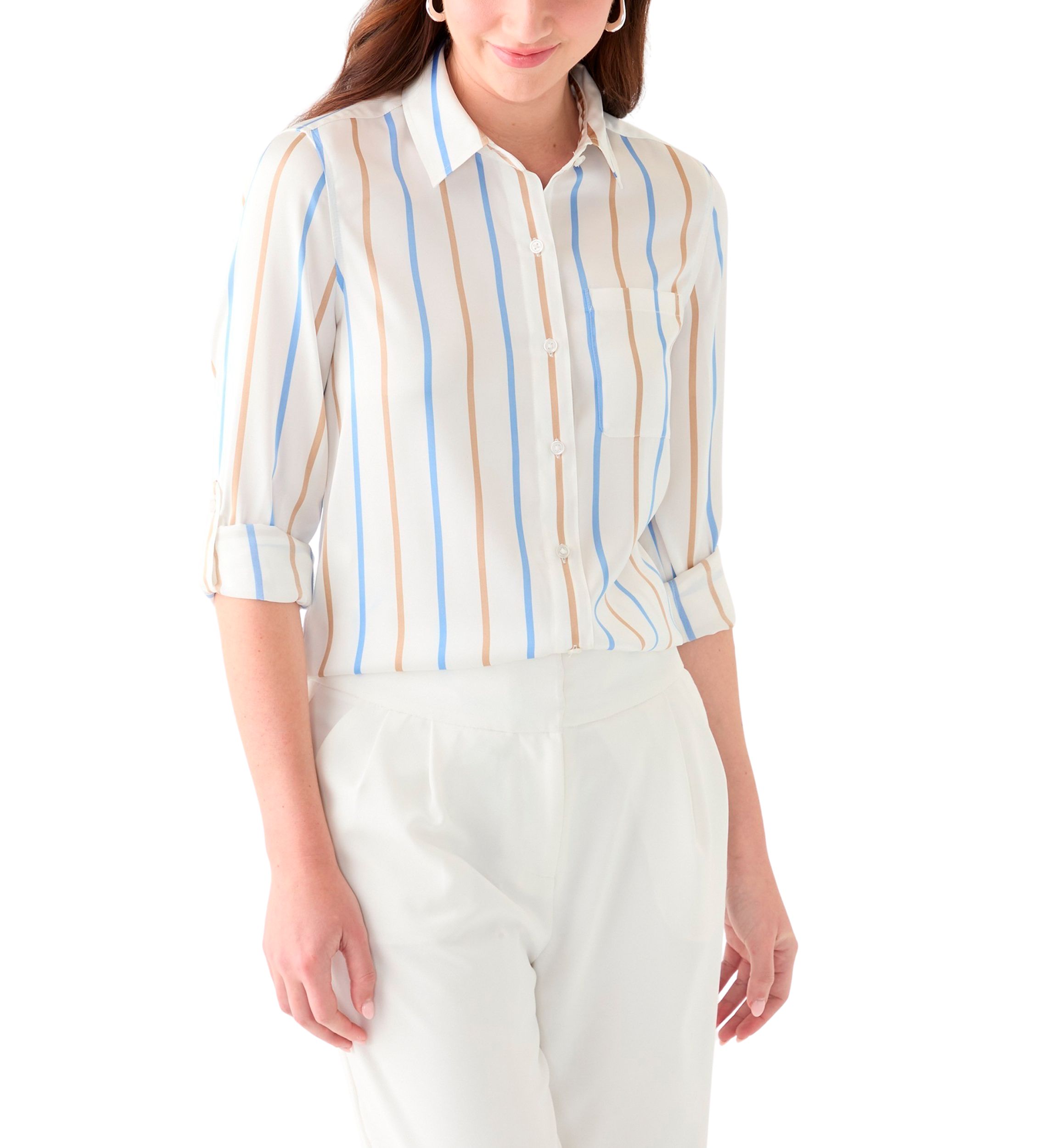 Womens Button Down Blouse