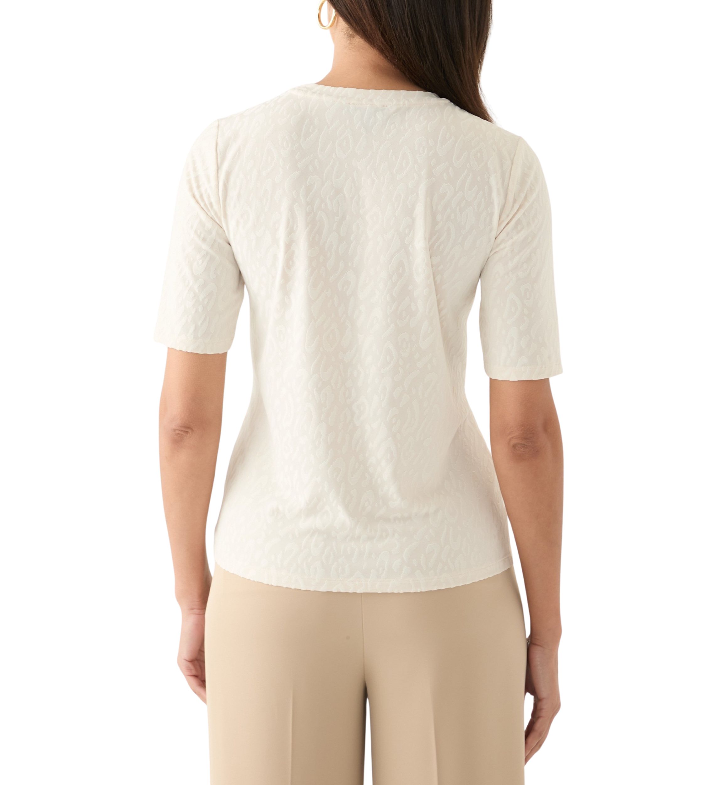 Petite Elbow Sleeve Basic Tee
