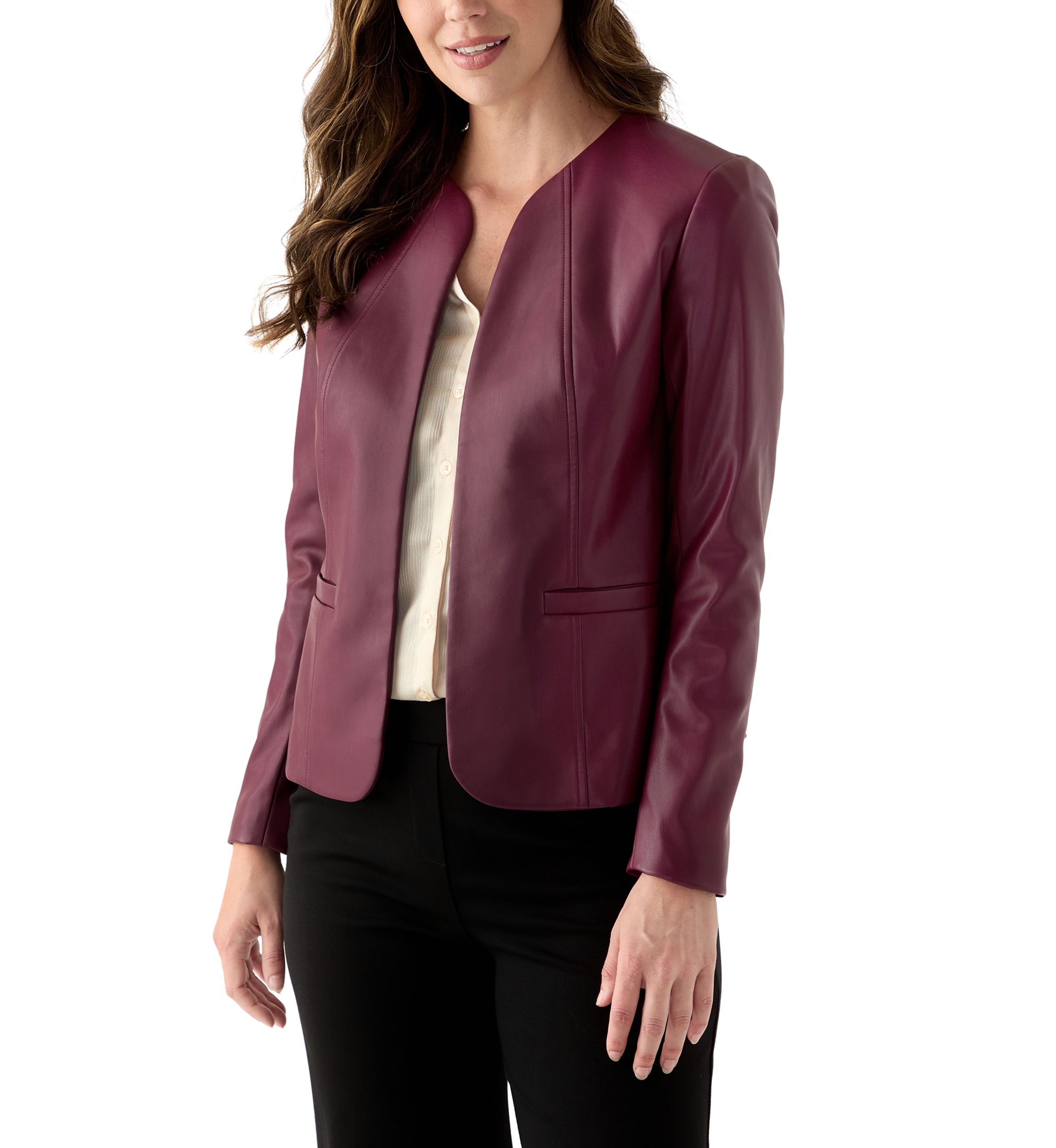 Petite Jacket with Kissing Front 
