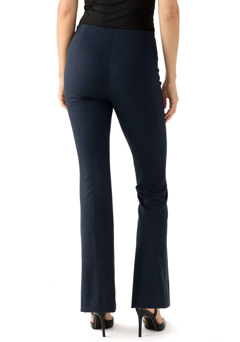 Womens Pull-On Diagonal Pocket Wide Leg Pants