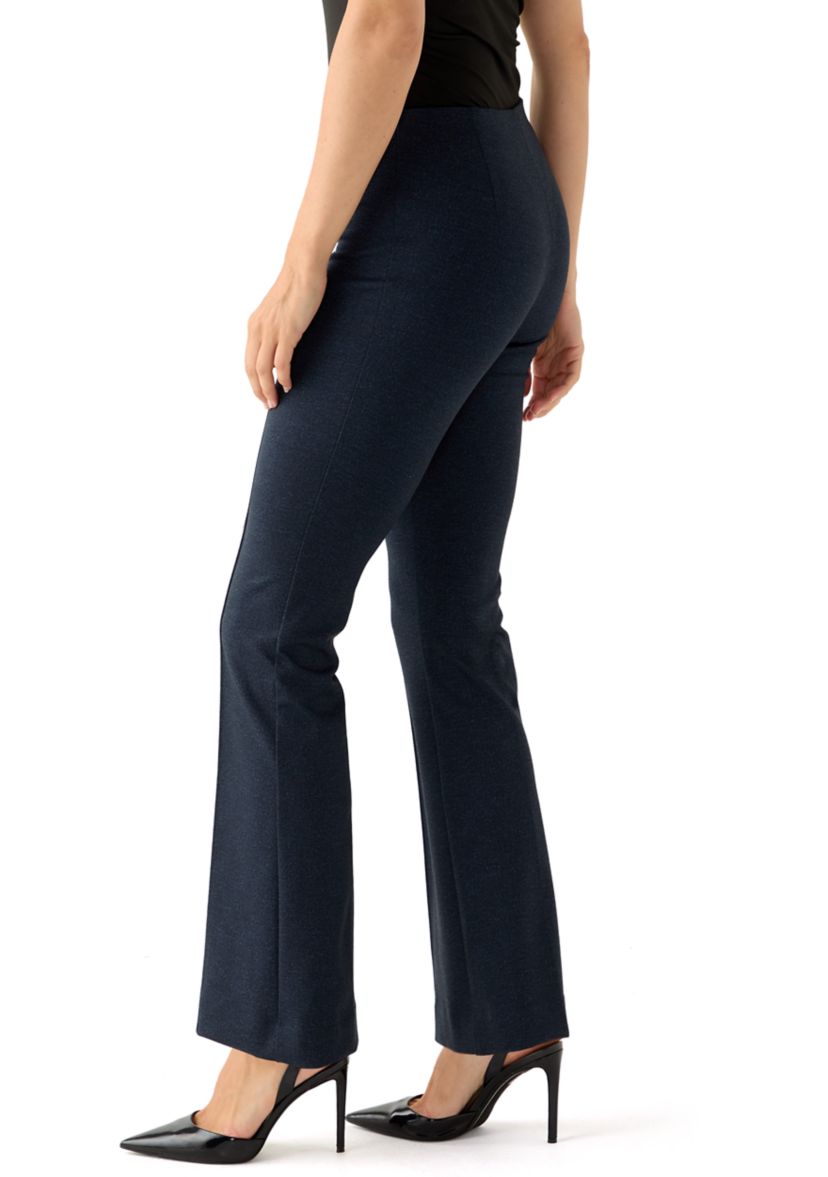 Womens Pull-On Diagonal Pocket Wide Leg Pants
