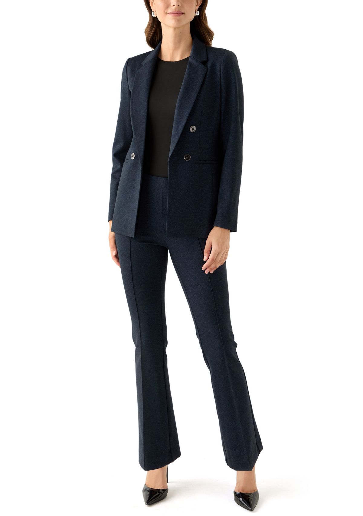 Petite Solid Bootcut Pants