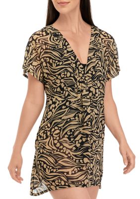 Catalina Women's Wild Things Collection One-Piece Swim Cover-Up, XS
