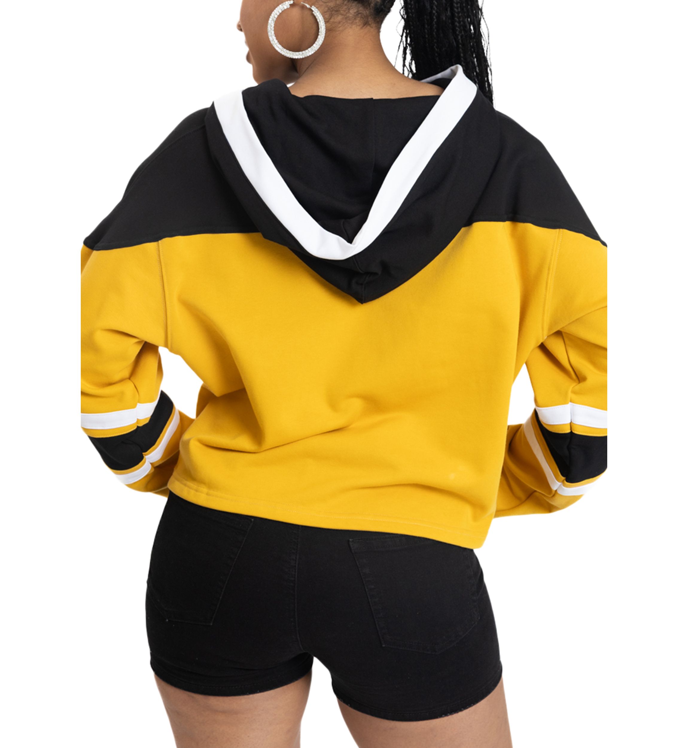 NCAA Grambling State Tigers Cropped Graphic Sweatshirt Hoodie