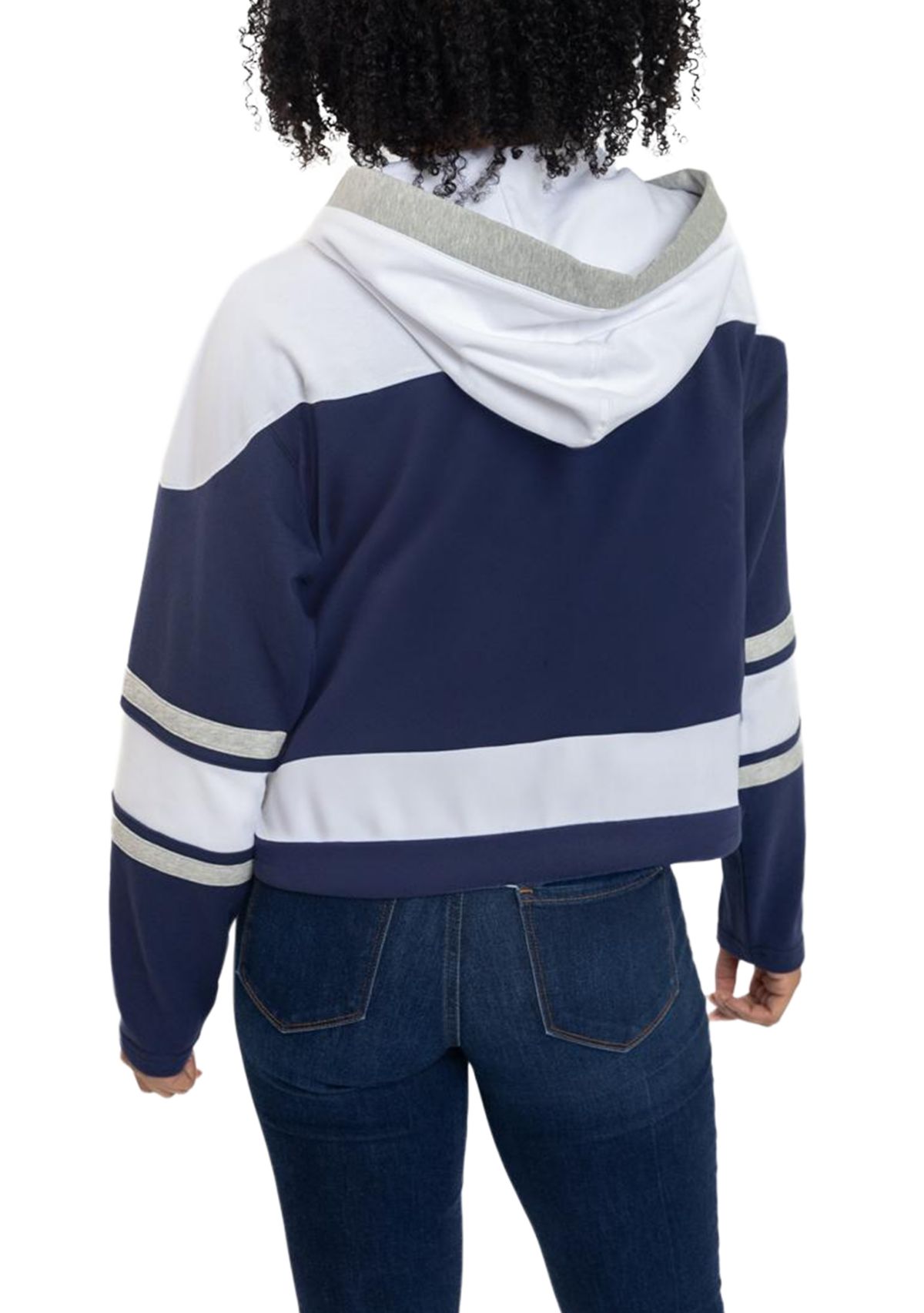 NCAA Jackson State Tigers Cropped Graphic Sweatshirt Hoodie