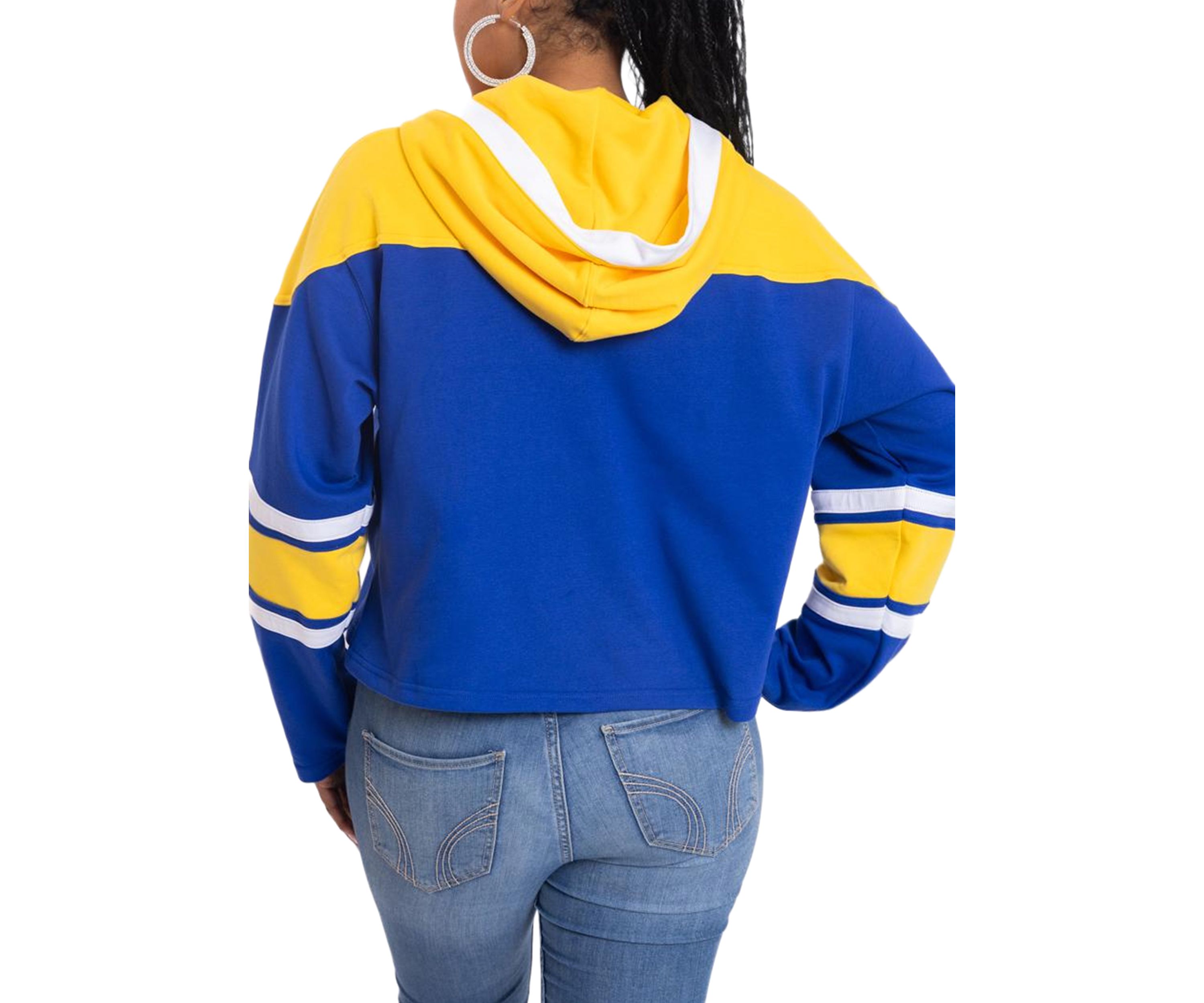 NCAA NC A&T Aggies Cropped Graphic Sweatshirt Hoodie