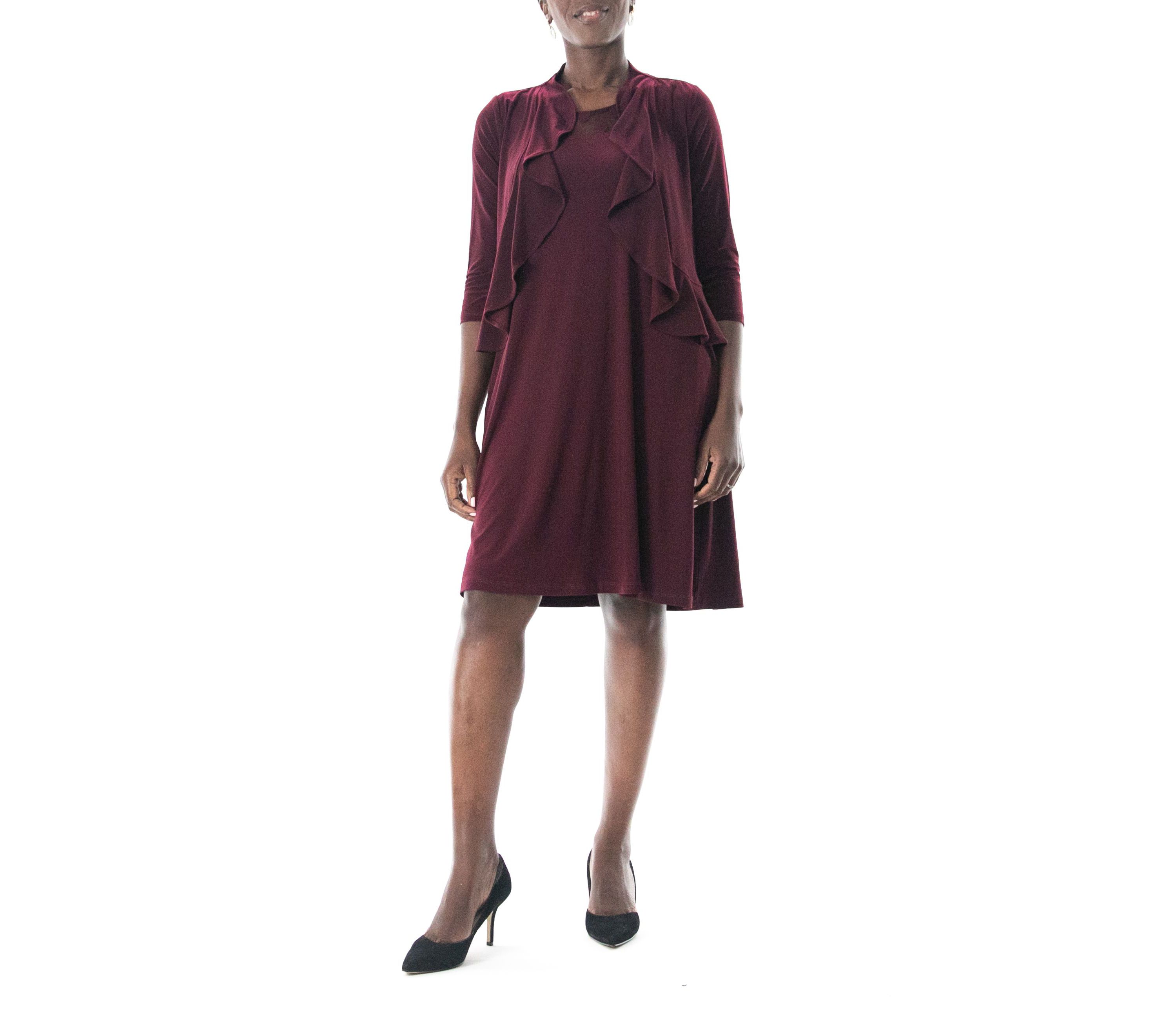 Ruffle Bolero And Dress