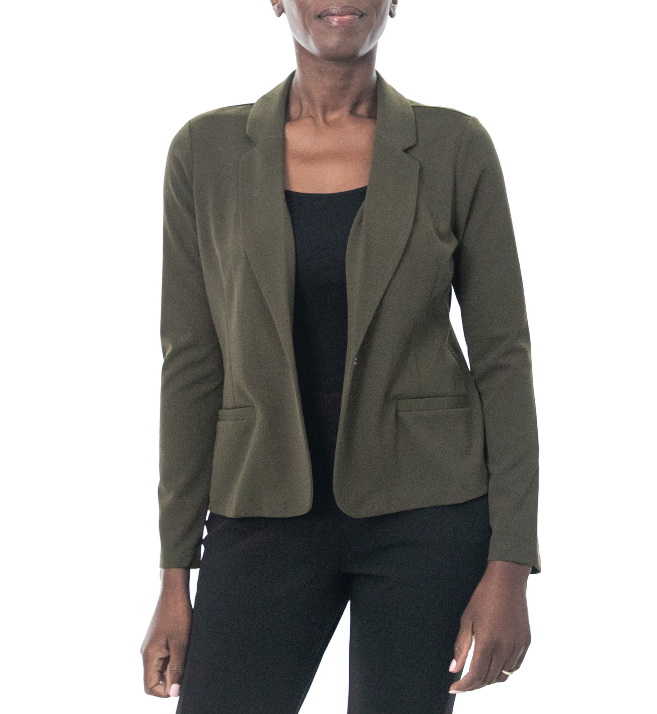 Long Sleeve Crop Blazer