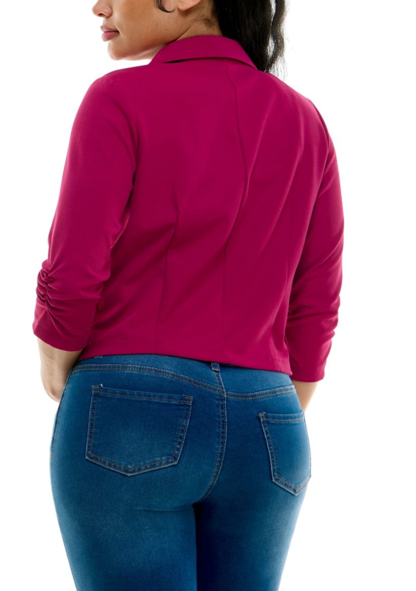 Long Sleeve Crop Blazer