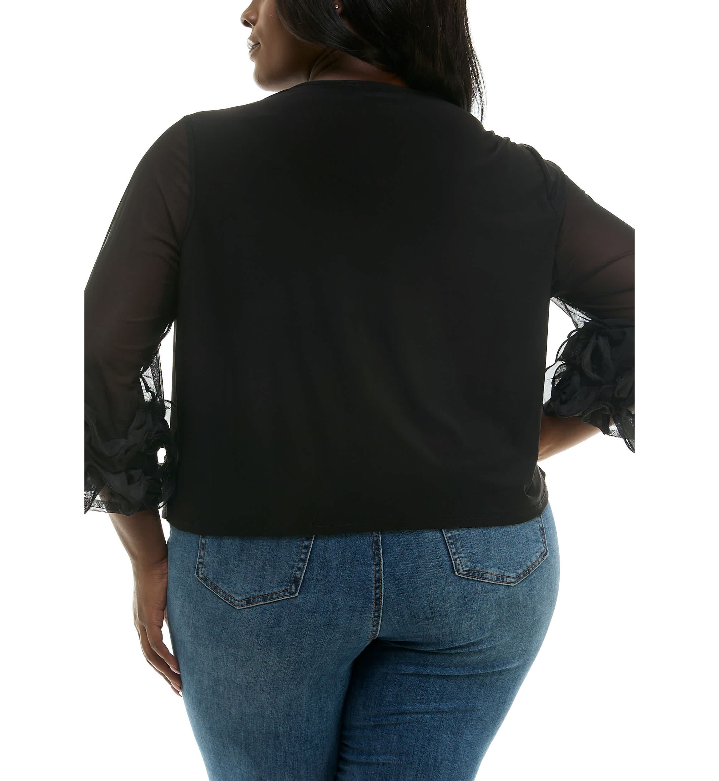 Soutache Ruffle Bolero