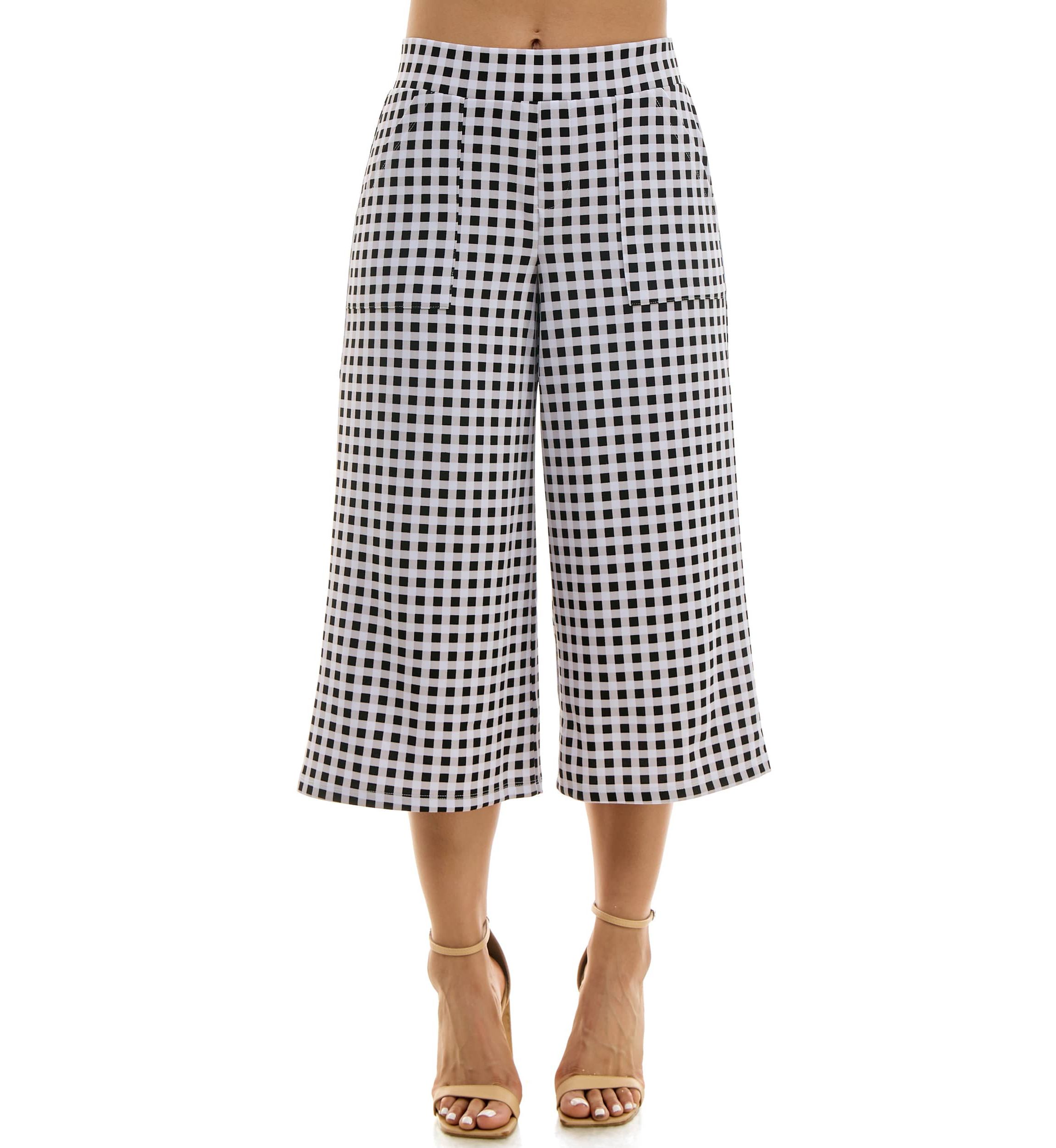 Ginghma coulotte pocket pant