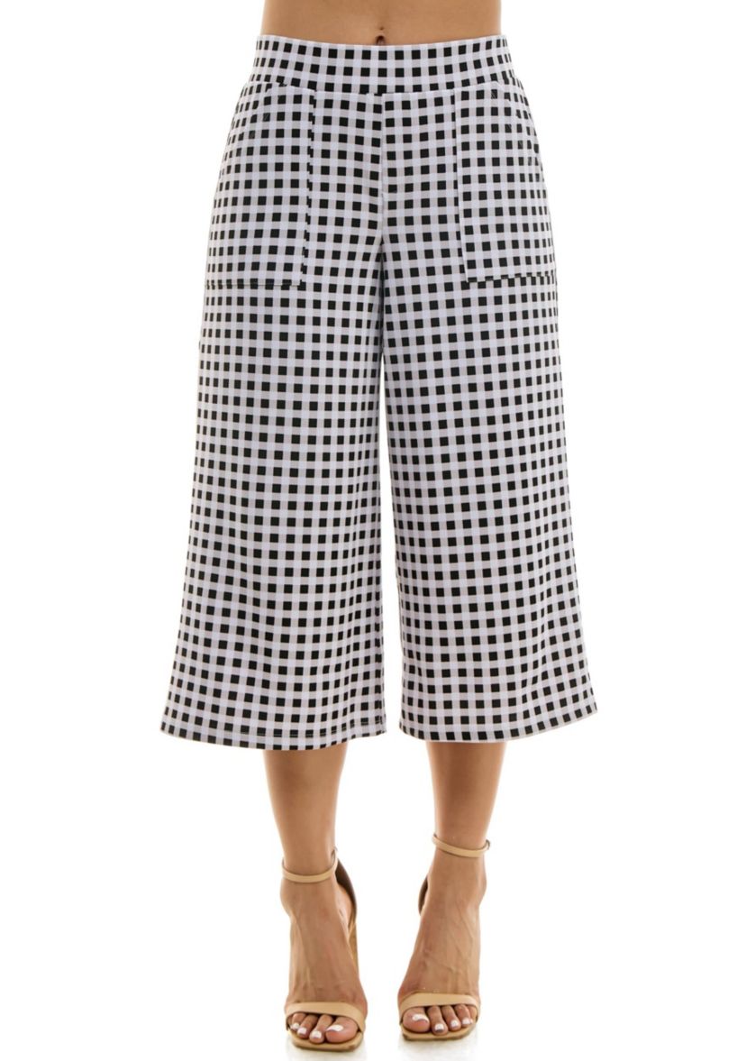 Ginghma coulotte pocket pant