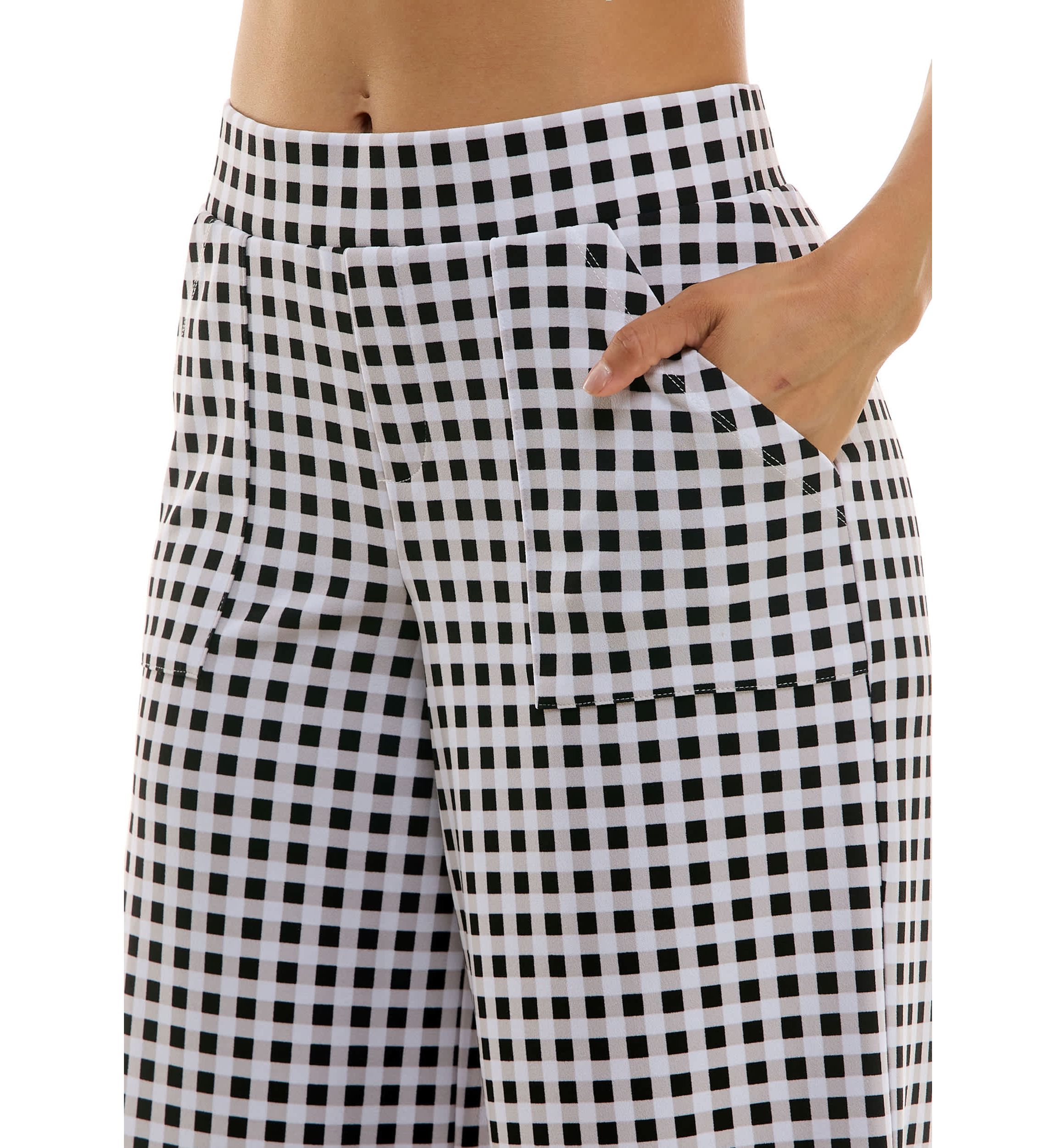 Ginghma coulotte pocket pant
