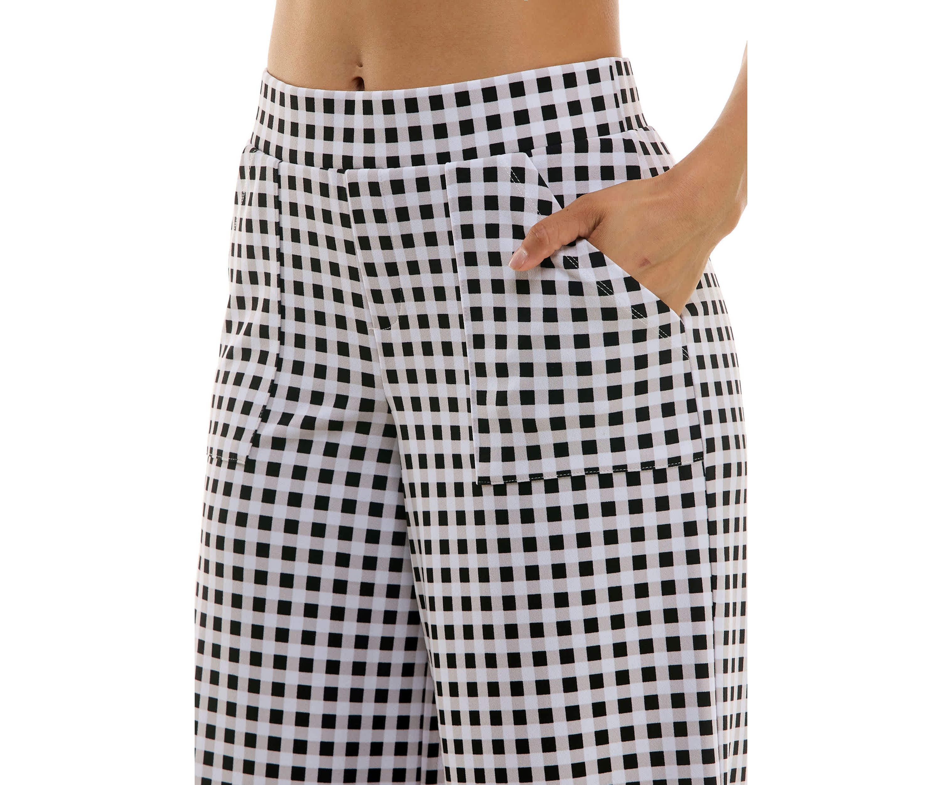 Ginghma coulotte pocket pant