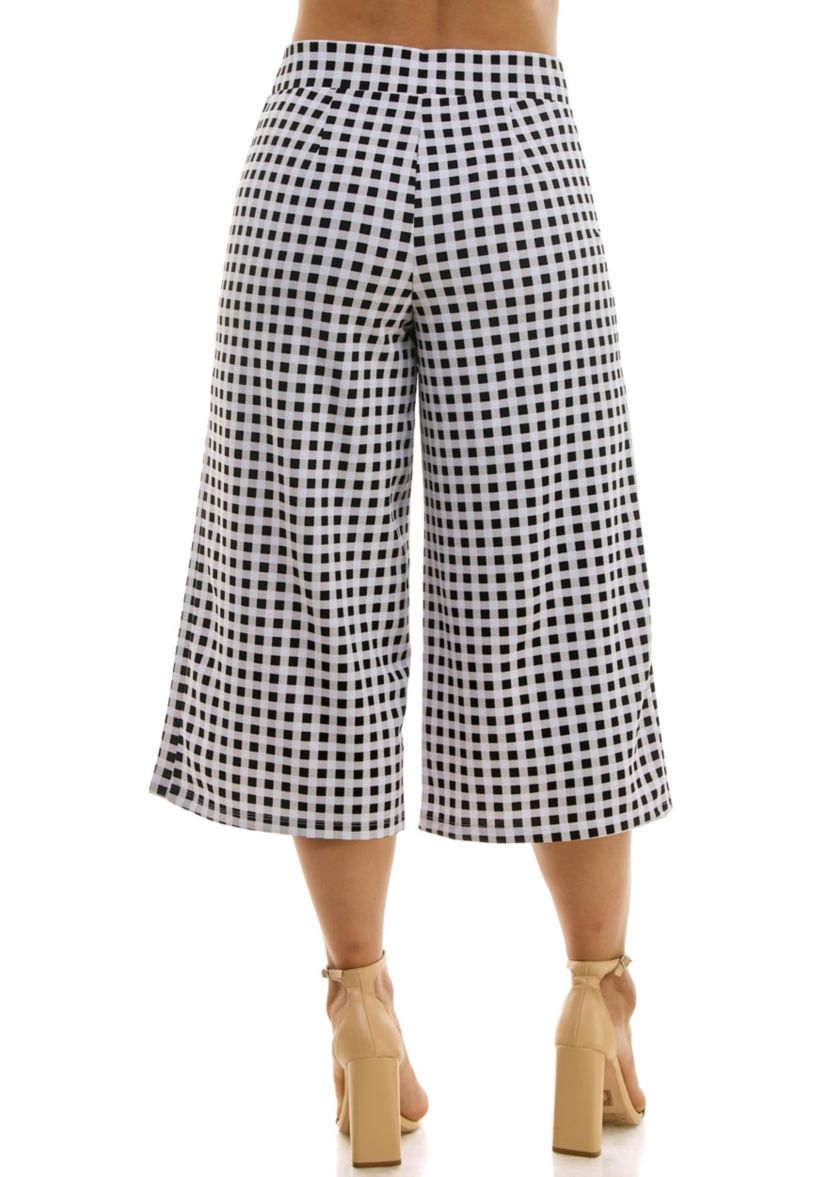 Ginghma coulotte pocket pant