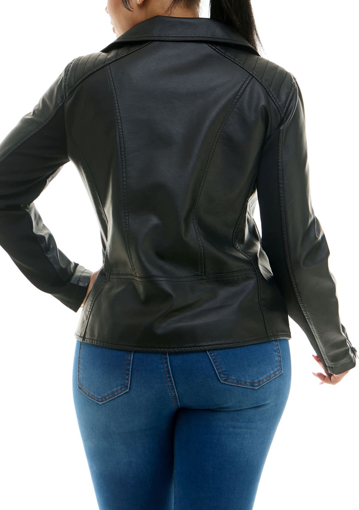 Pleather Moto Jacket