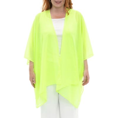 Nina Leonard Women's Printed Kimono