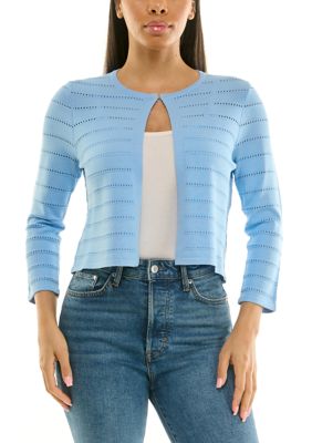 Nina Leonard Women's Three Quarter Sleeve Bolero