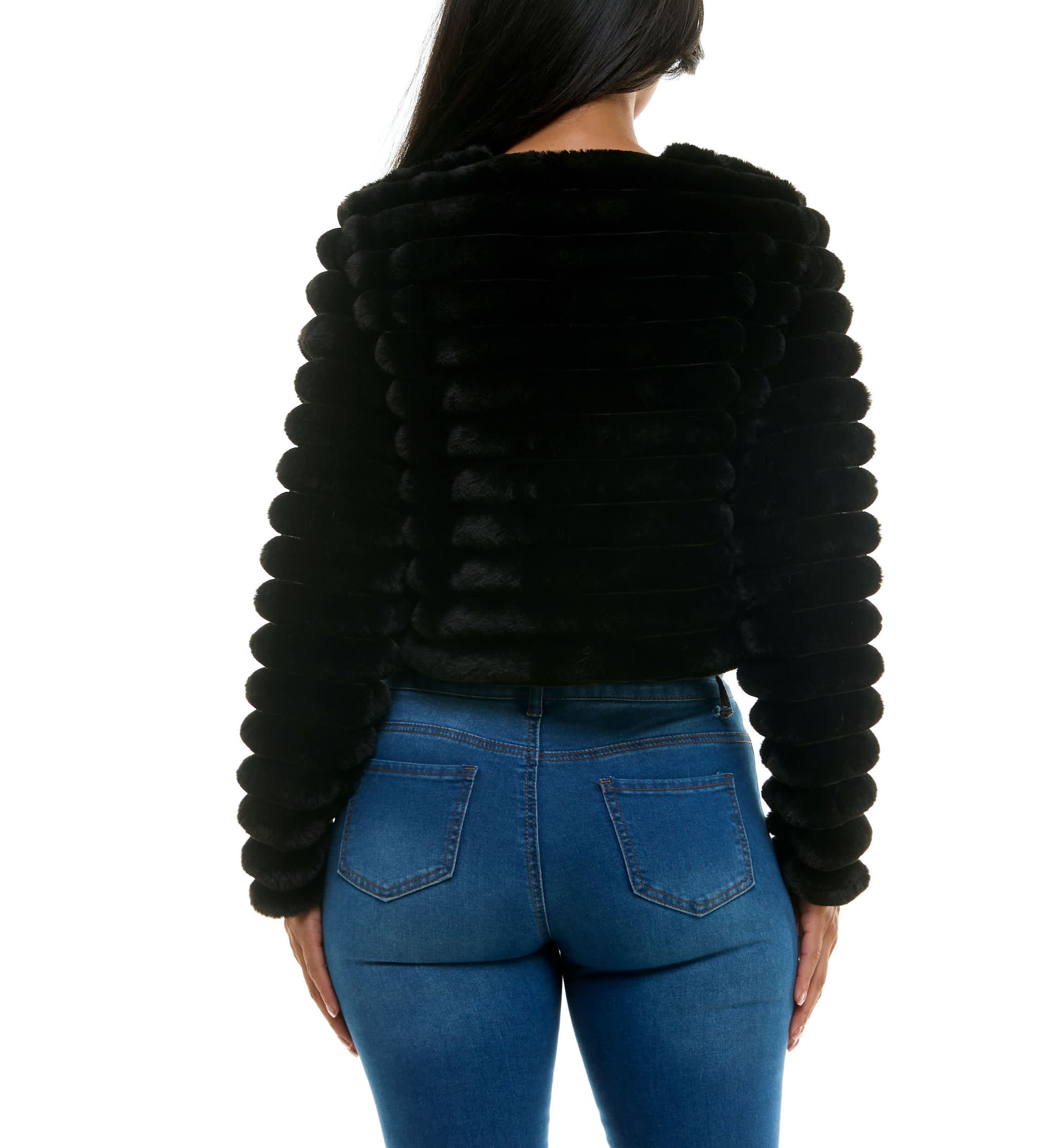 Faux fur jacket