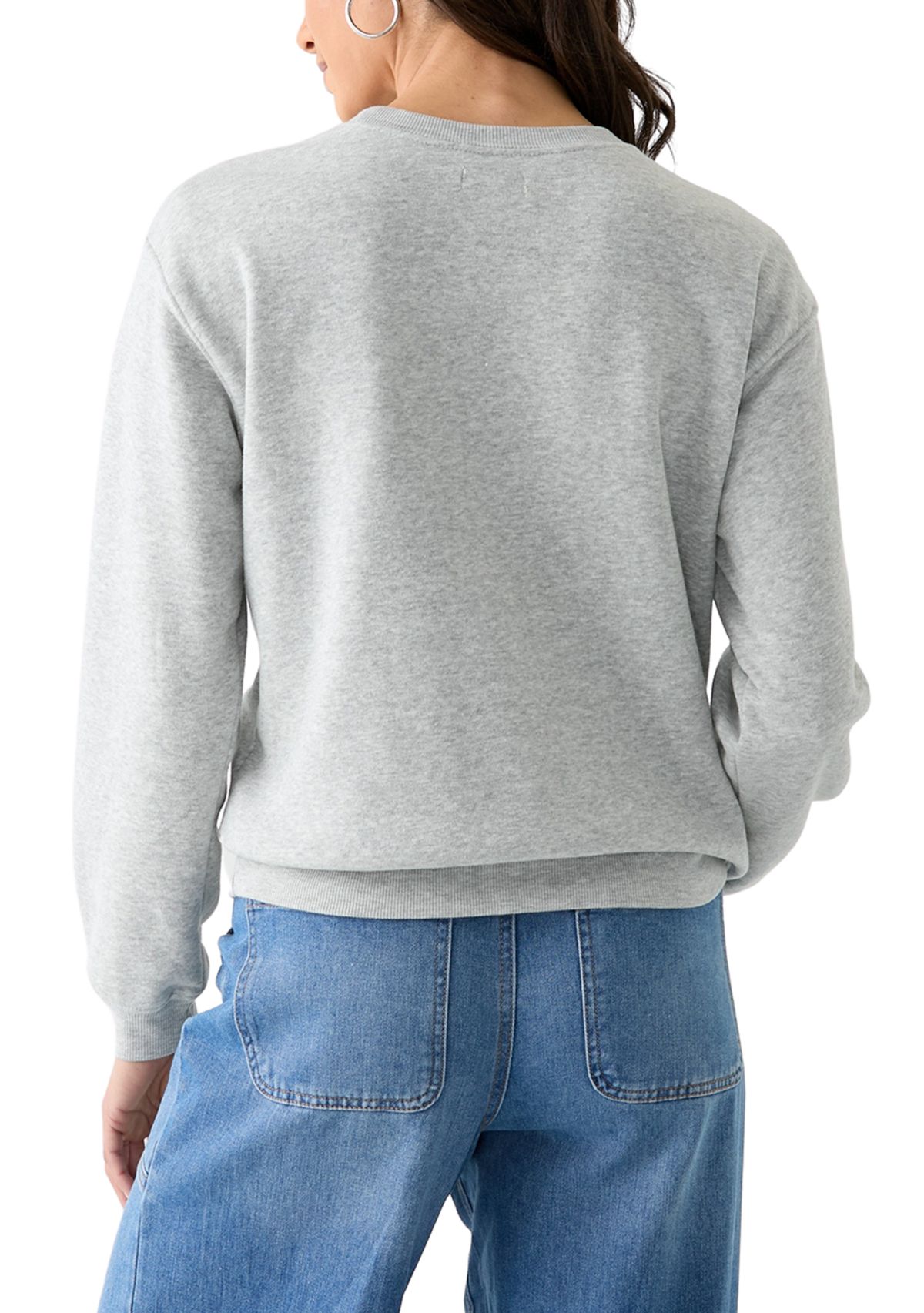 Womens Long Sleeve West Coast Boyfriend Pullover