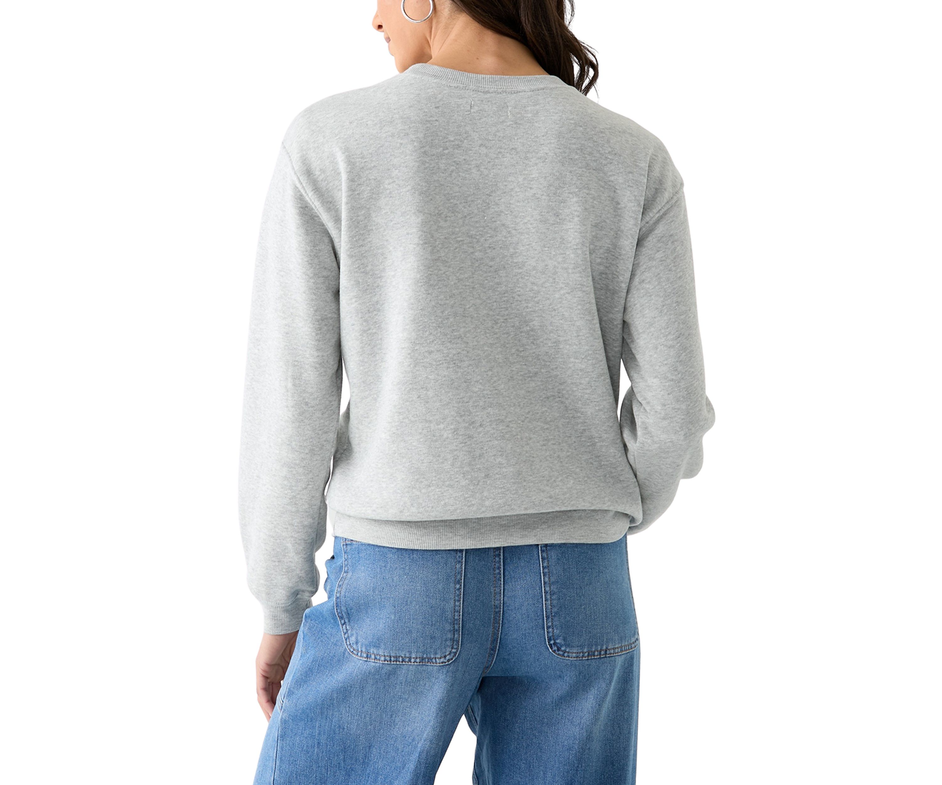 Womens Long Sleeve West Coast Boyfriend Pullover