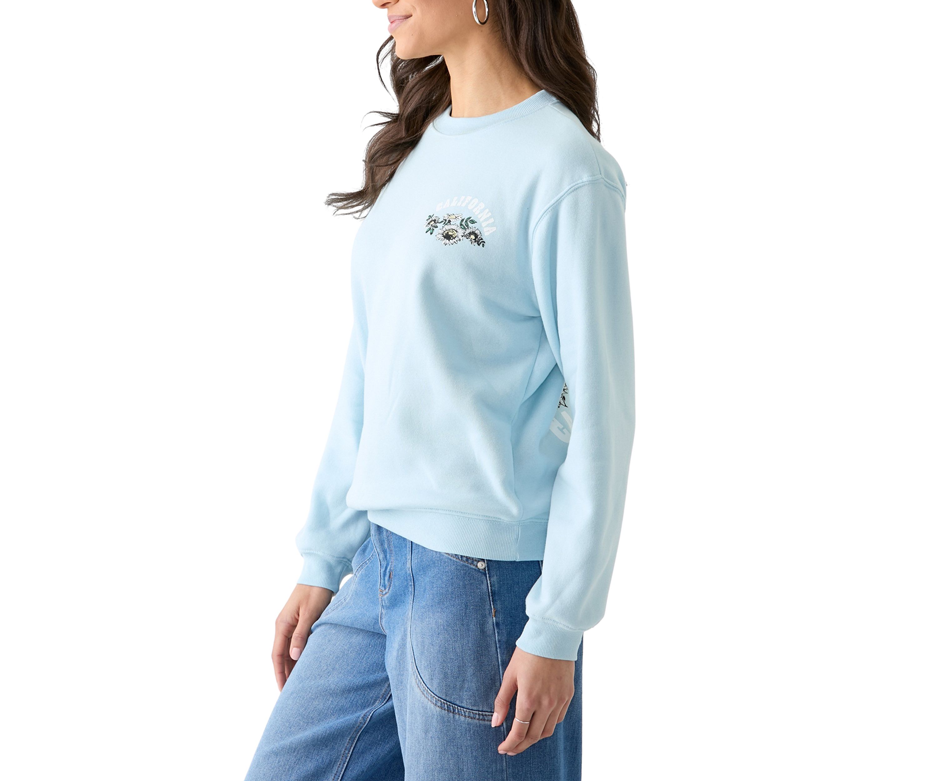 Womens Long Sleeve Yosemite Graphic Boyfriend Pullover