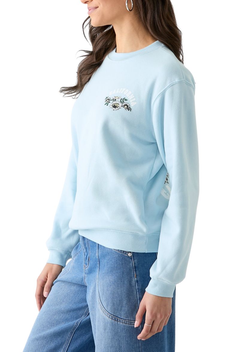 Womens Long Sleeve Yosemite Graphic Boyfriend Pullover