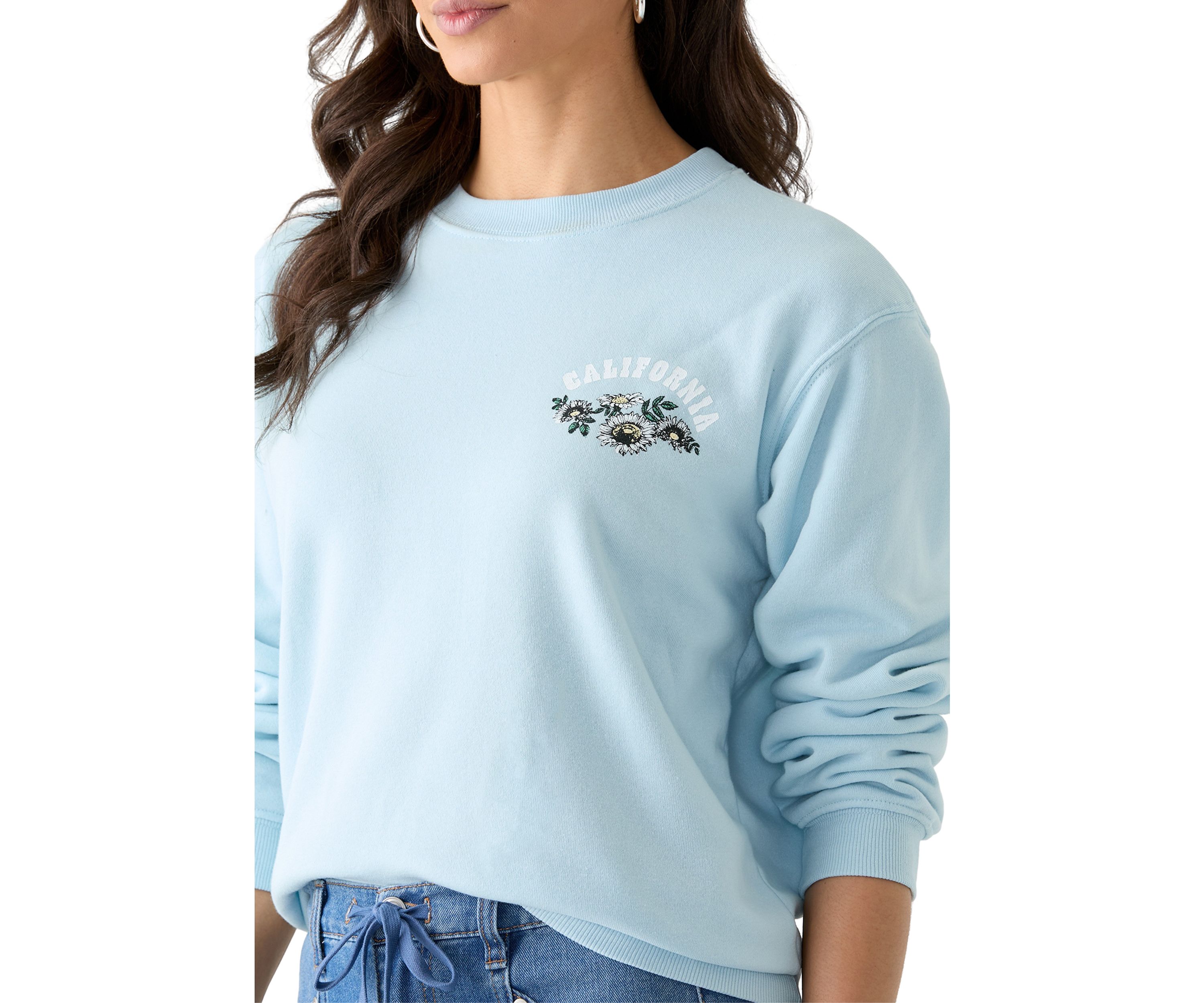 Womens Long Sleeve Yosemite Graphic Boyfriend Pullover