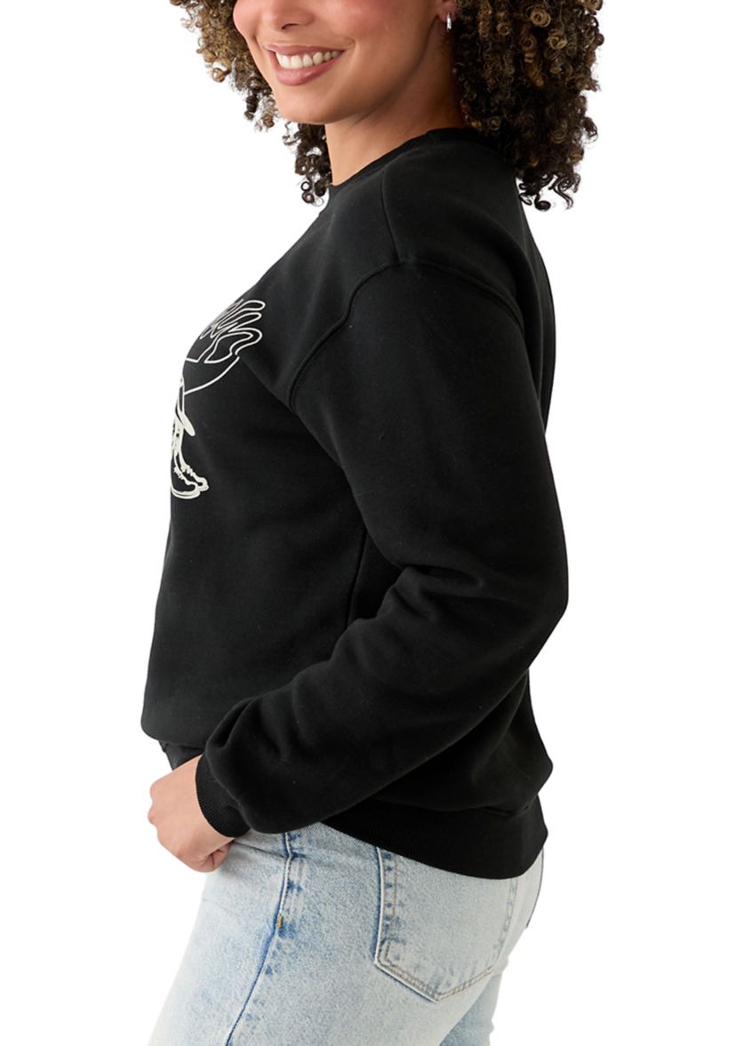  Womens Long Sleeve Wyoming Graphic Pullover 