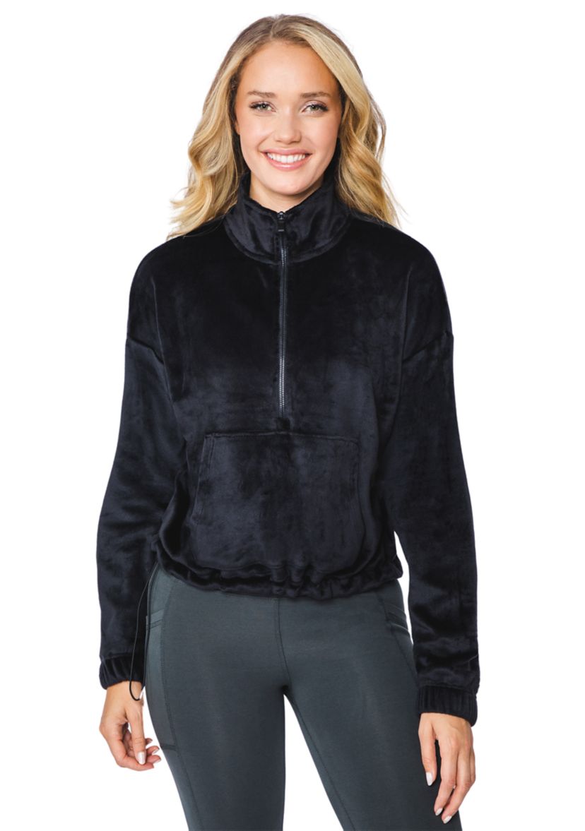 Double Butter Hannah Half Zip Pullover Sweatshirt