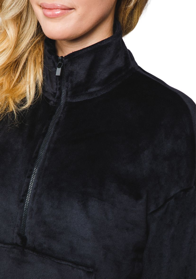 Double Butter Hannah Half Zip Pullover Sweatshirt