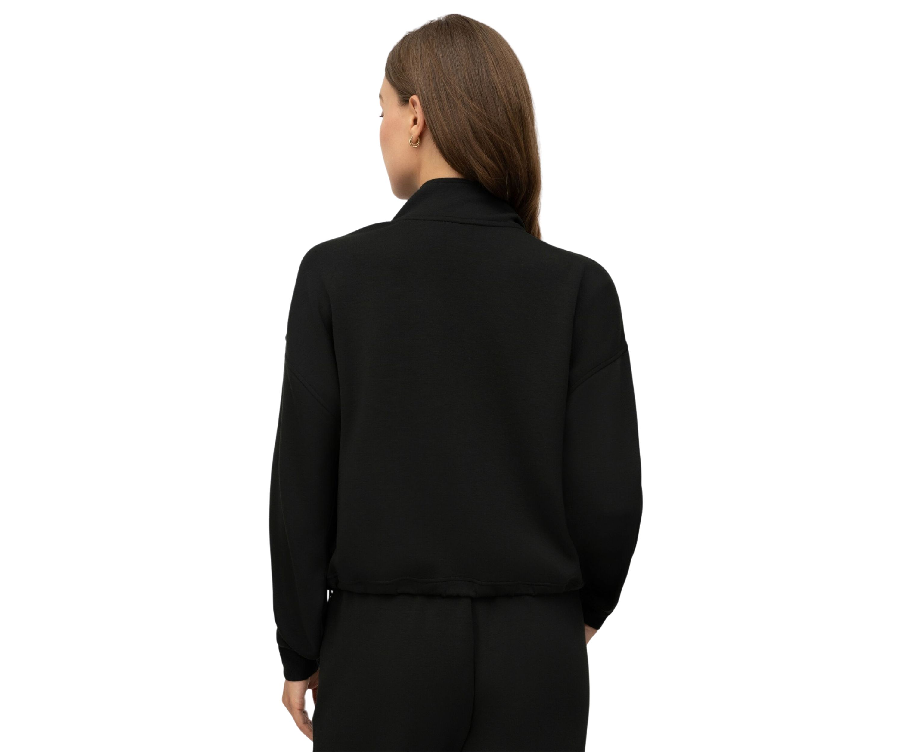 Softlite Scuba Modal Nadia Half Zip Pullover Sweatshirt