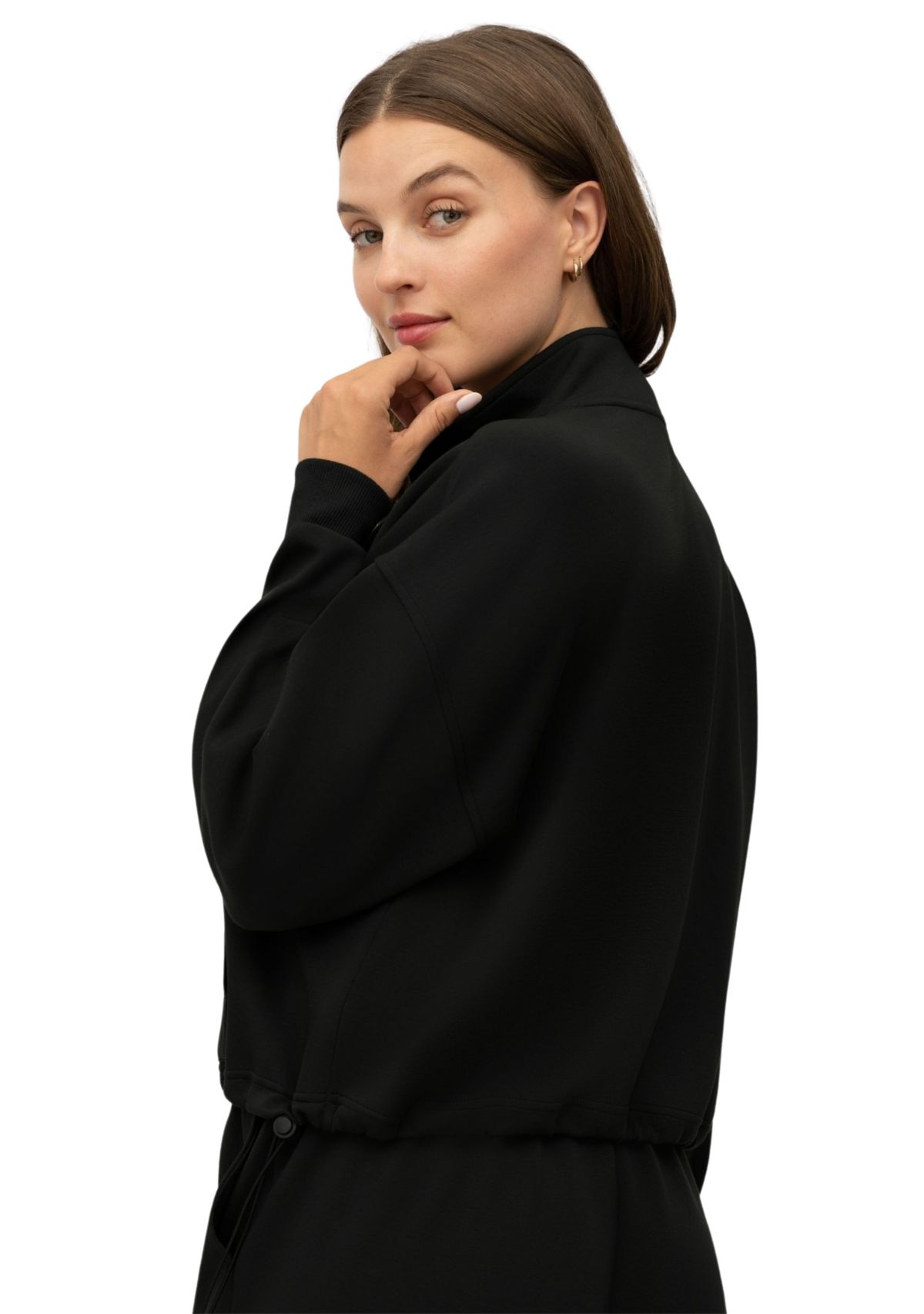 Softlite Scuba Modal Nadia Half Zip Pullover Sweatshirt