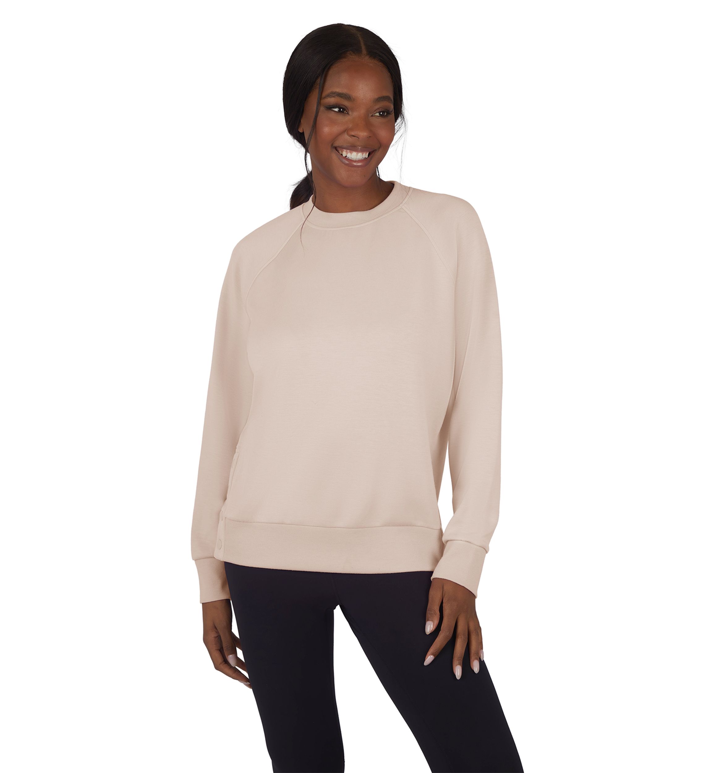 Softlite Scuba Sophie Sweatshirt with Side Snaps