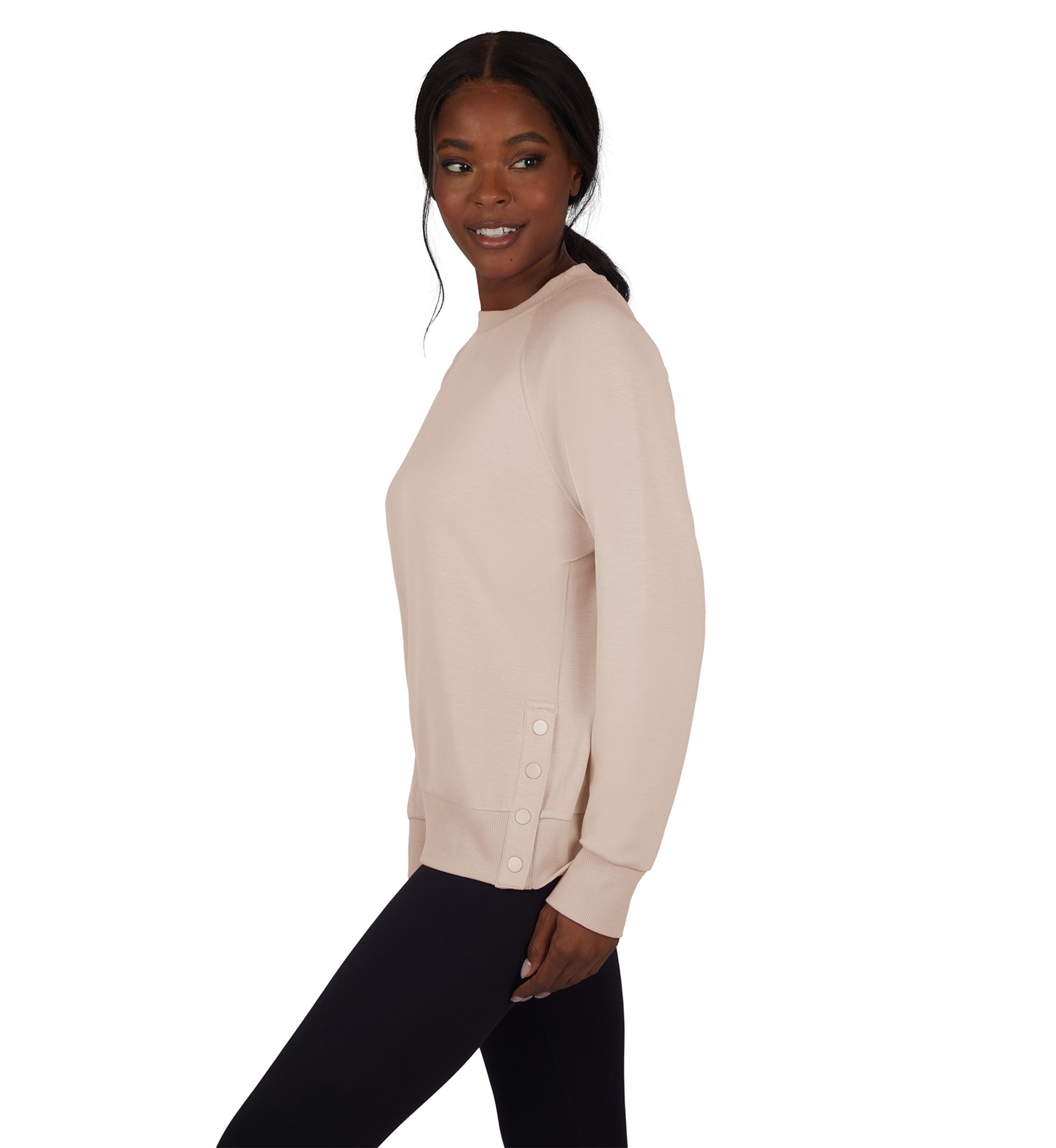 Softlite Scuba Sophie Sweatshirt with Side Snaps