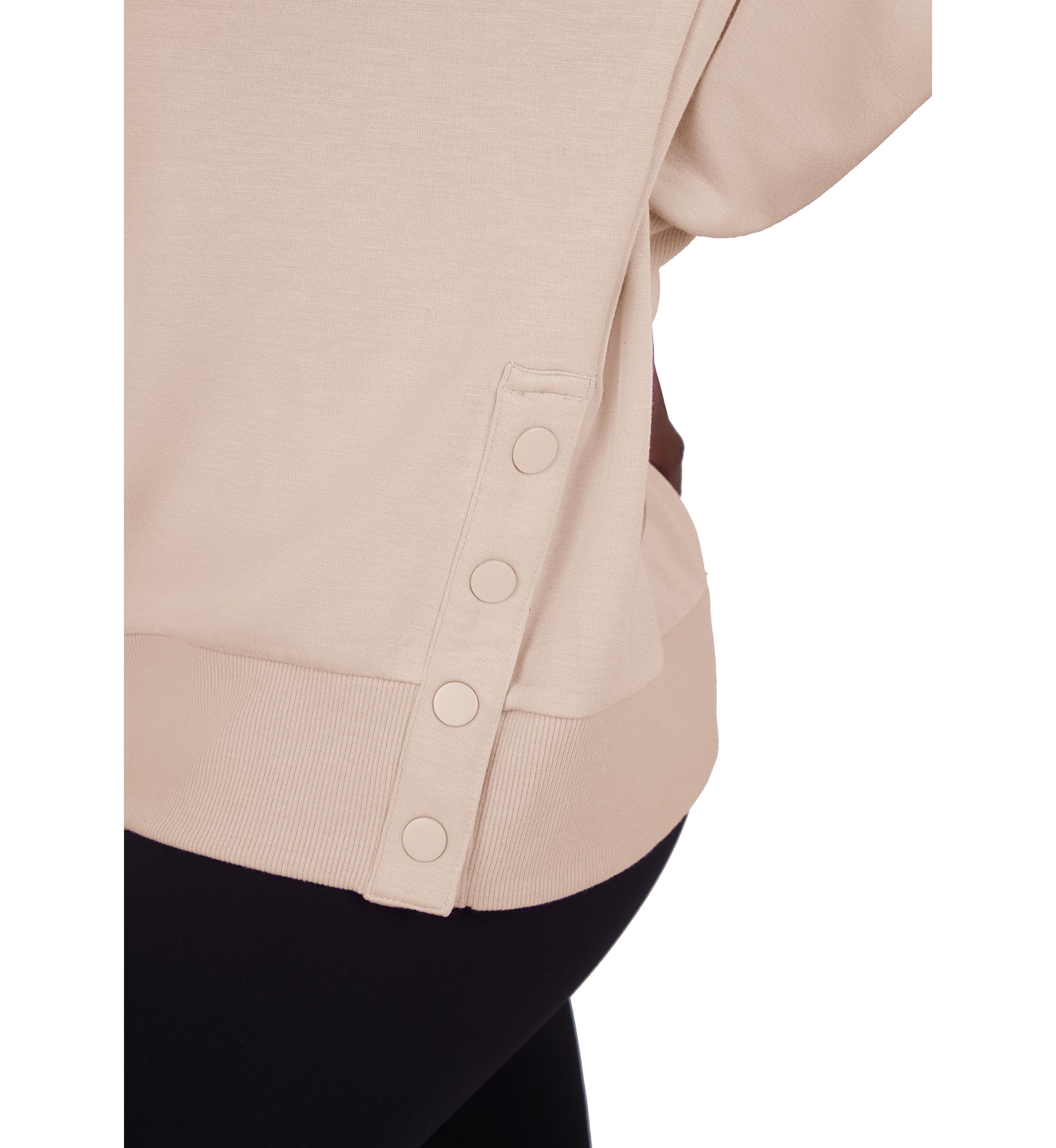 Softlite Scuba Sophie Sweatshirt with Side Snaps