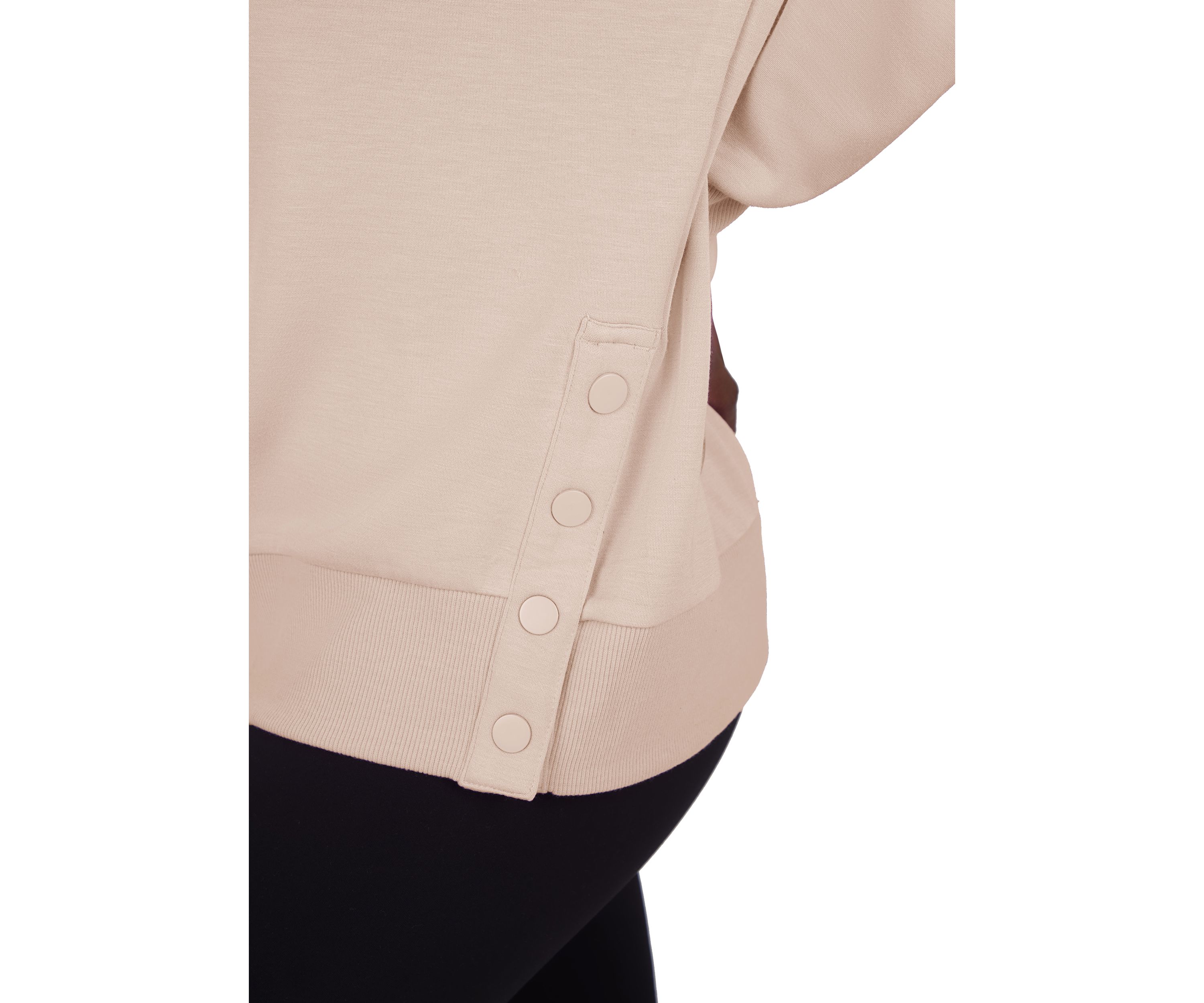 Softlite Scuba Sophie Sweatshirt with Side Snaps