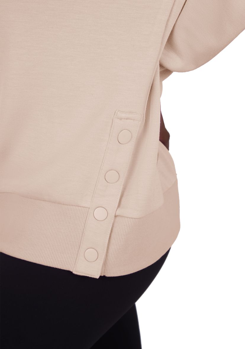 Softlite Scuba Sophie Sweatshirt with Side Snaps