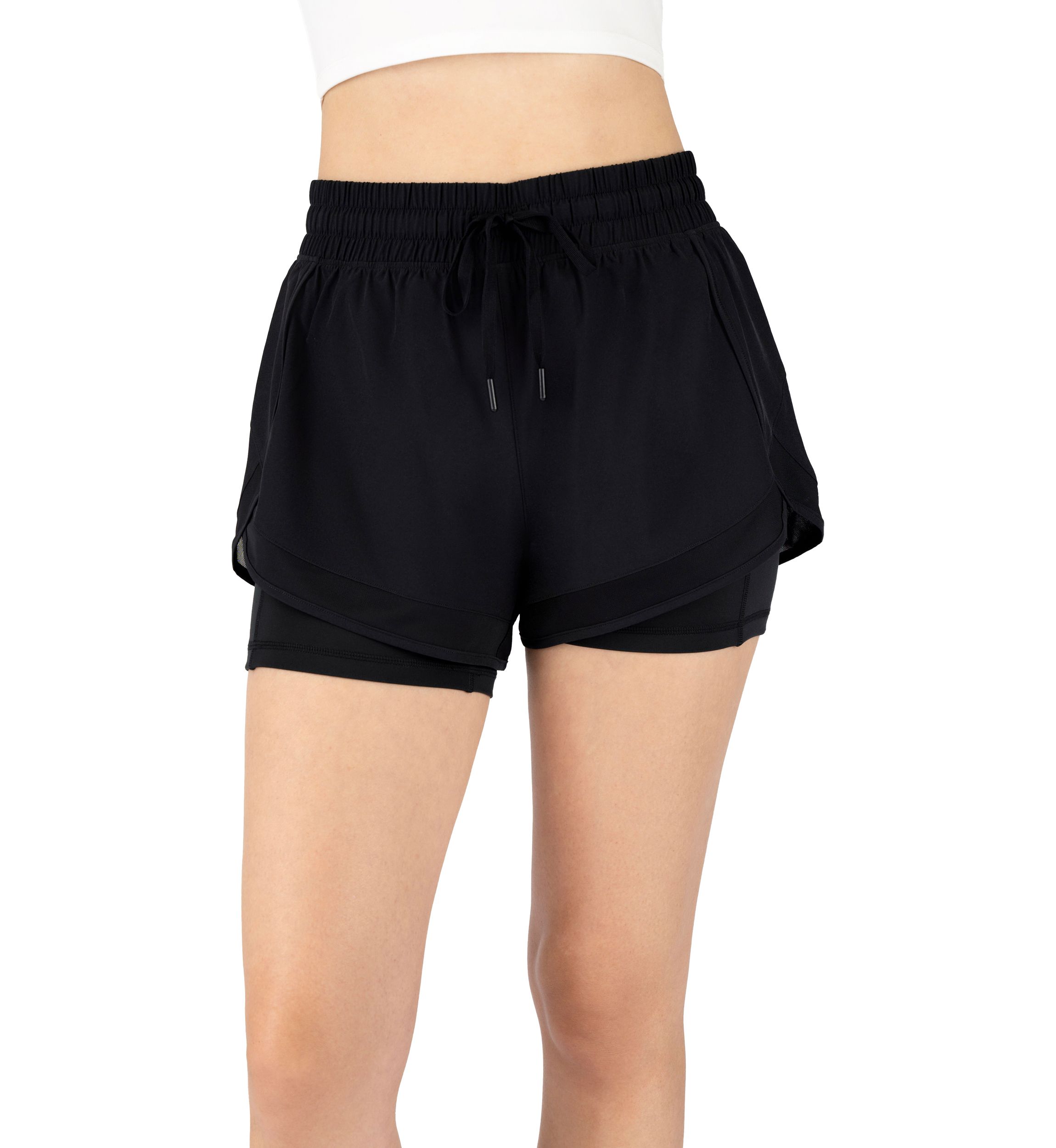 2-in-1 Shorts with Mesh