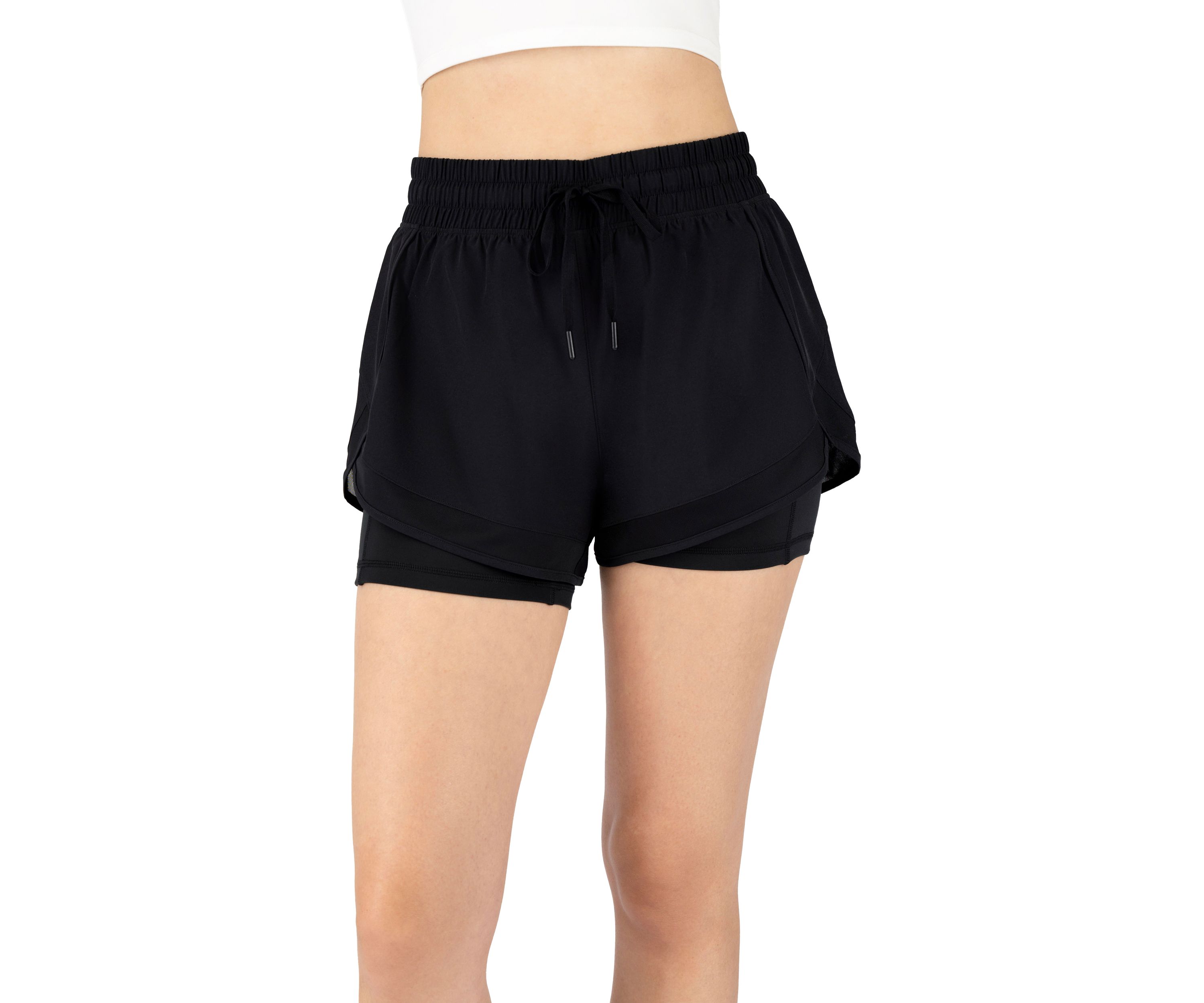 2-in-1 Shorts with Mesh