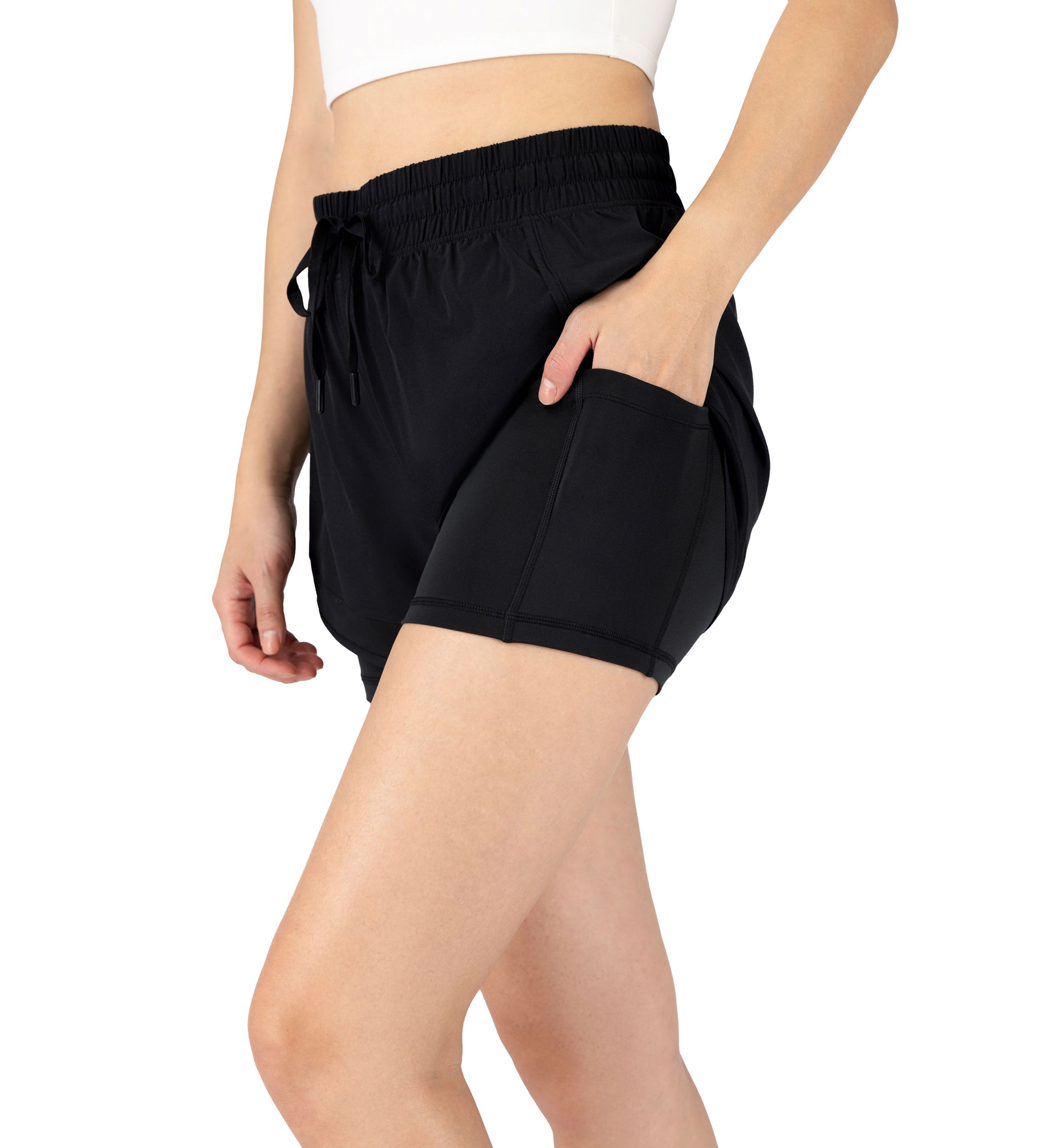 2-in-1 Shorts with Mesh