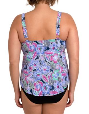 Haiku D & E Cup Solutions Plus Square Neck Round Hem Top