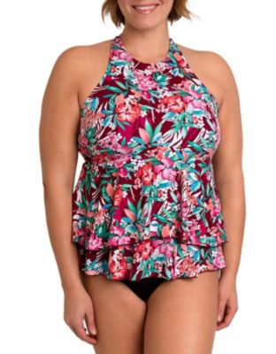 A shore fit plus size deals swimwear