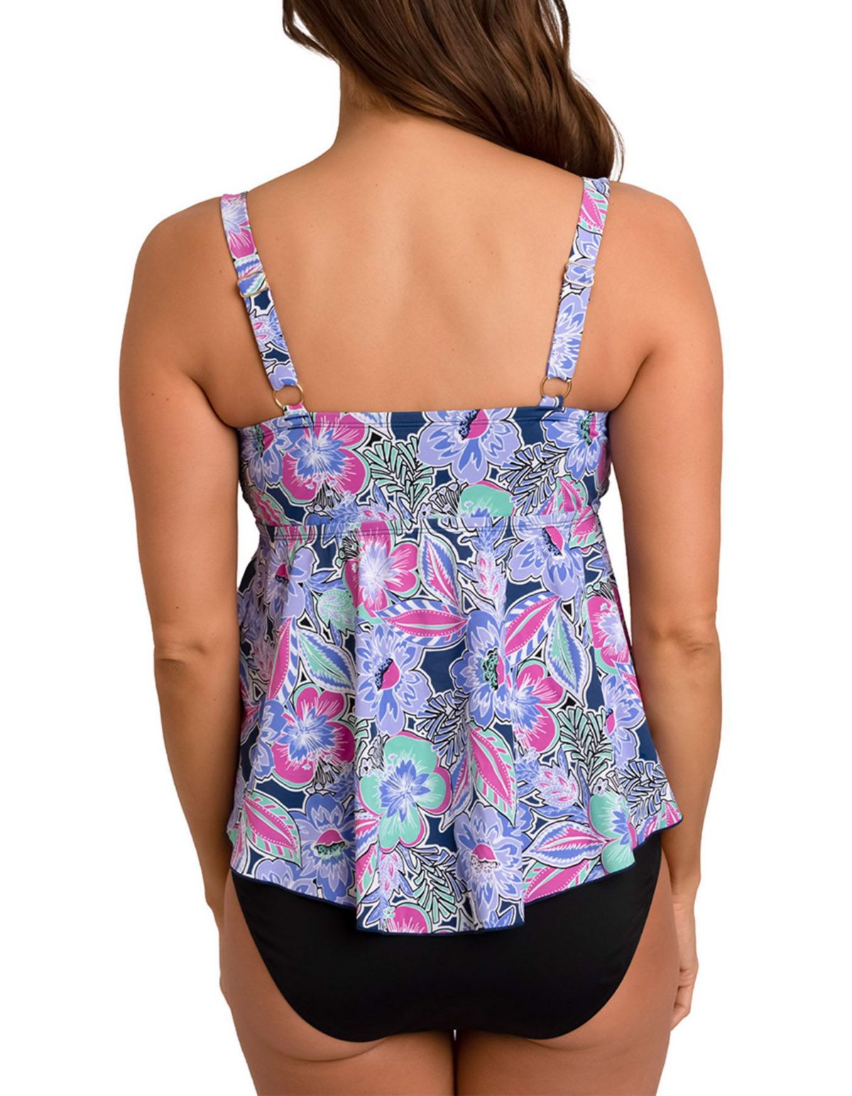Haiku D & E Cup Solutions Flared V Hem Bandeau Top